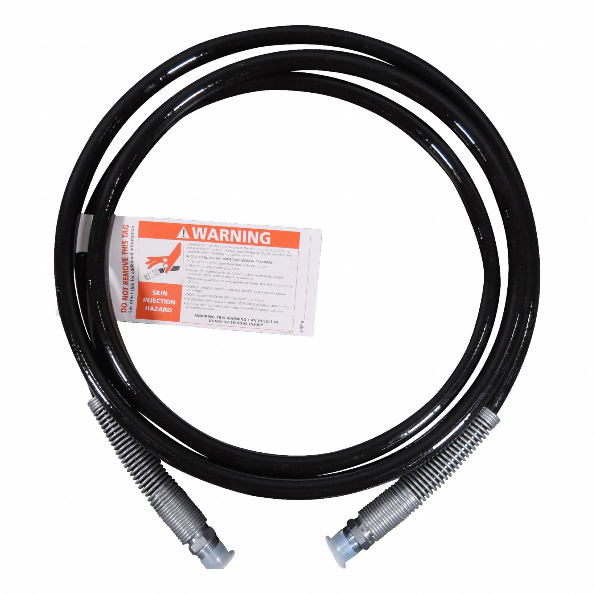 Hydraulic Hose 6 ft L 1/4 in dia.