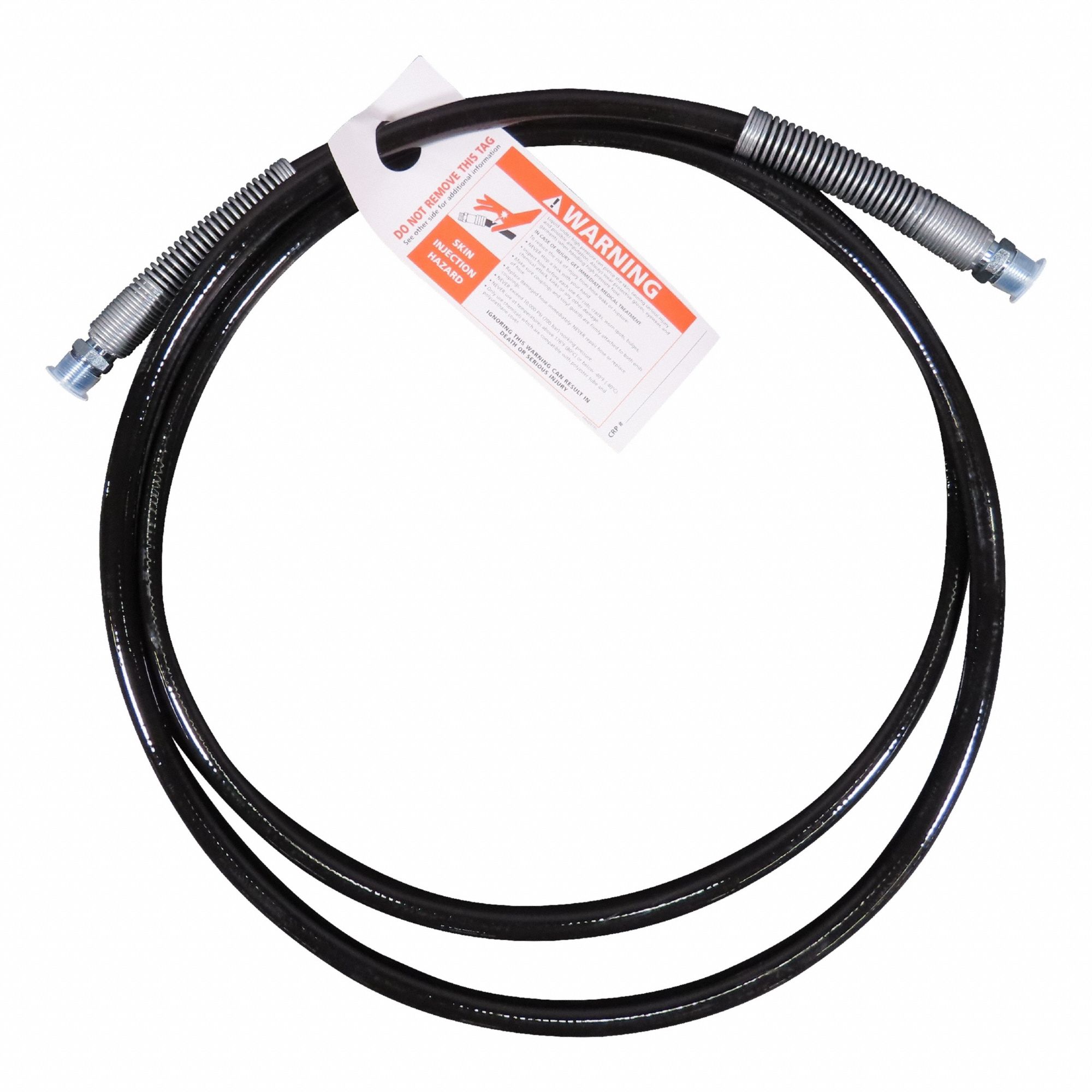 Hydraulic Hose: 1/4 in ID, NPTF x NPTF, 10 ft Lg, 3/8 in x 3/8 in Fitting Size, Polyurethane, 9769. Key specifications — Hose Tube Material: Polyurethane; Fitting Type: NPTF x NPTF; Manufacturer Part Number: 9769; Brand: POWER TEAM.