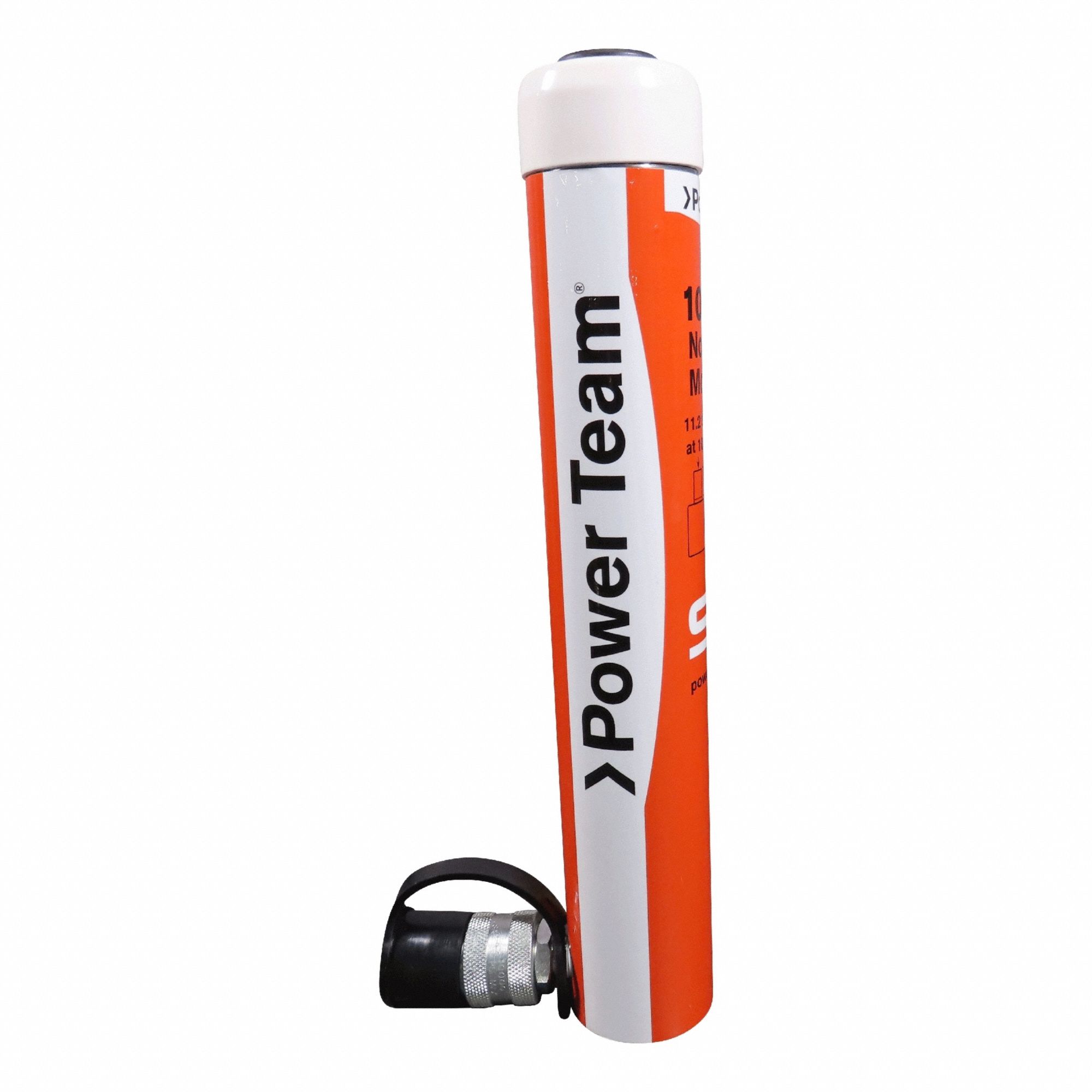 POWER TEAM Hydraulic Cylinder: Single Acting, 100 ton Nominal Capacity, 7 in Nominal Stroke Lg (MPN C1006C). Key specifications — attr98927: POWER TEAM.