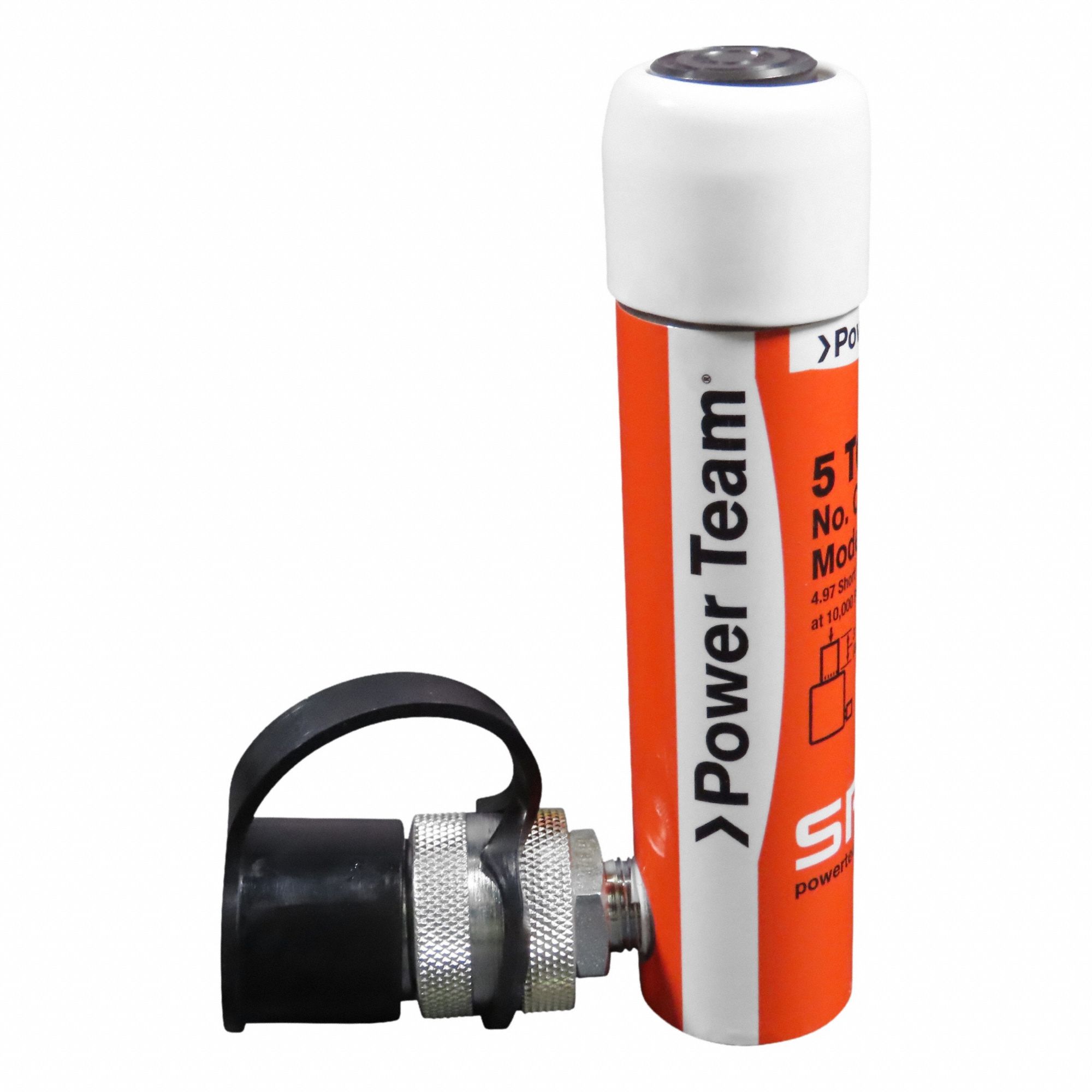 POWER TEAM Standard Hydraulic Rams: Single Acting, 5 ton Nominal Capacity, 3 in Nominal Stroke Lg (MPN C53C). Key specifications — attr98927: POWER TEAM.