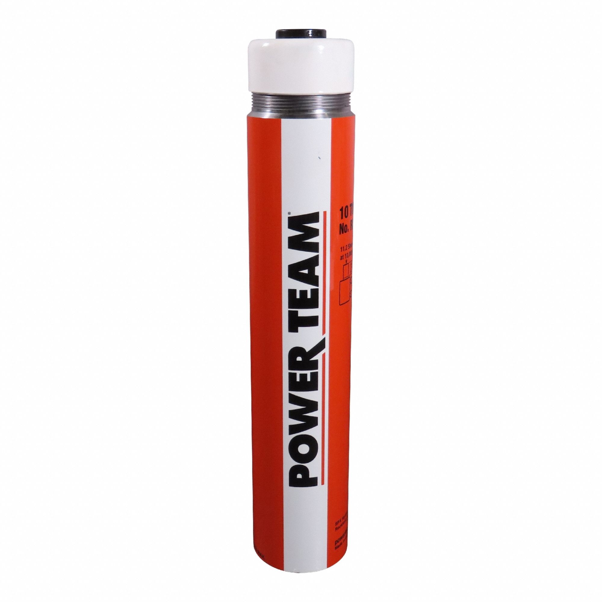 POWER TEAM Hydraulic Cylinder: Double Acting, 10 ton Nominal Capacity, 10 in Nominal Stroke Lg (MPN RD1010). Key specifications — attr98927: POWER TEAM.