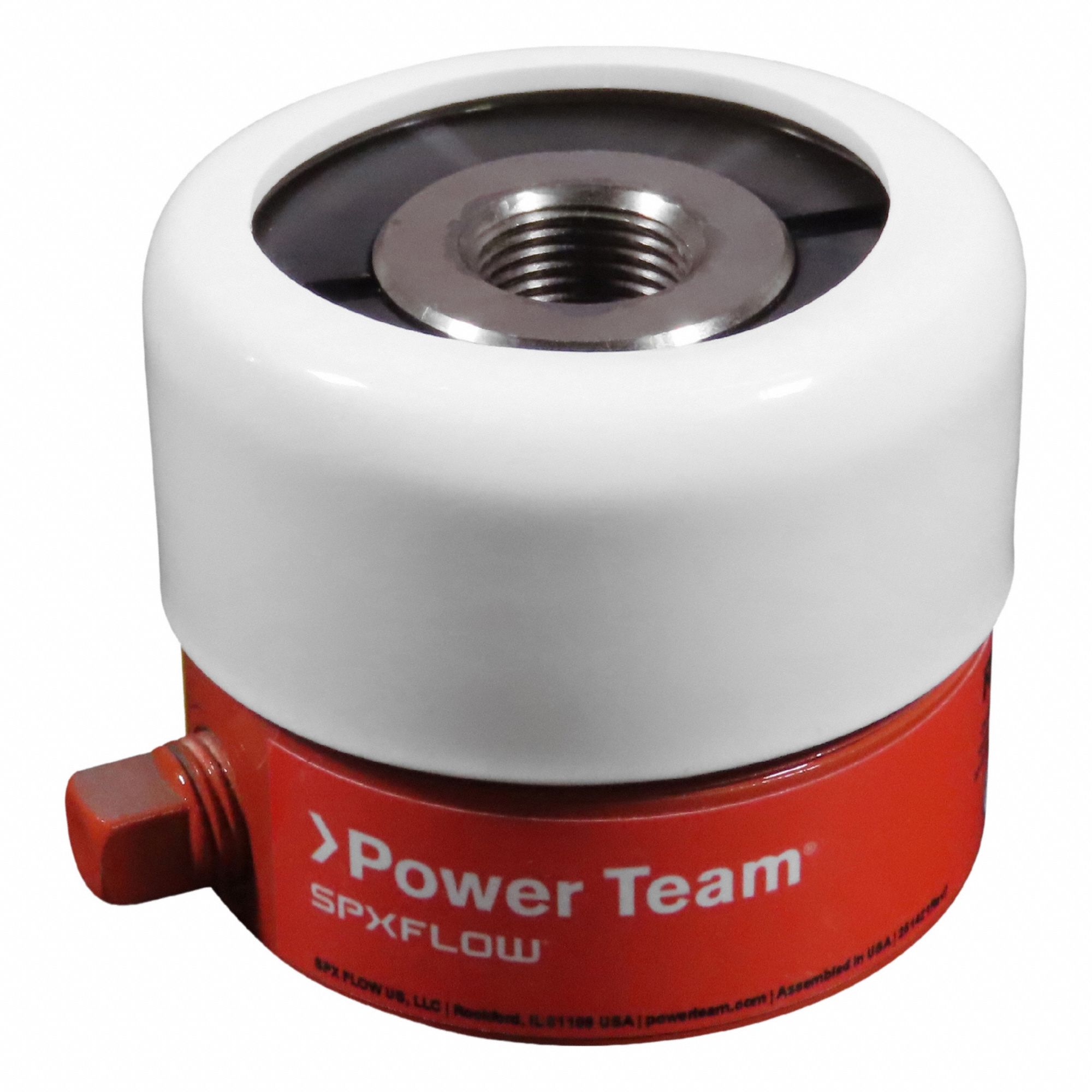 POWER TEAM Hollow Hydraulic Rams: 12 ton Nominal Capacity, 5/16 in Nominal Stroke Lg, 0.8 in, RH (MPN RH120). Key specifications — attr1099385: 0.8 in.