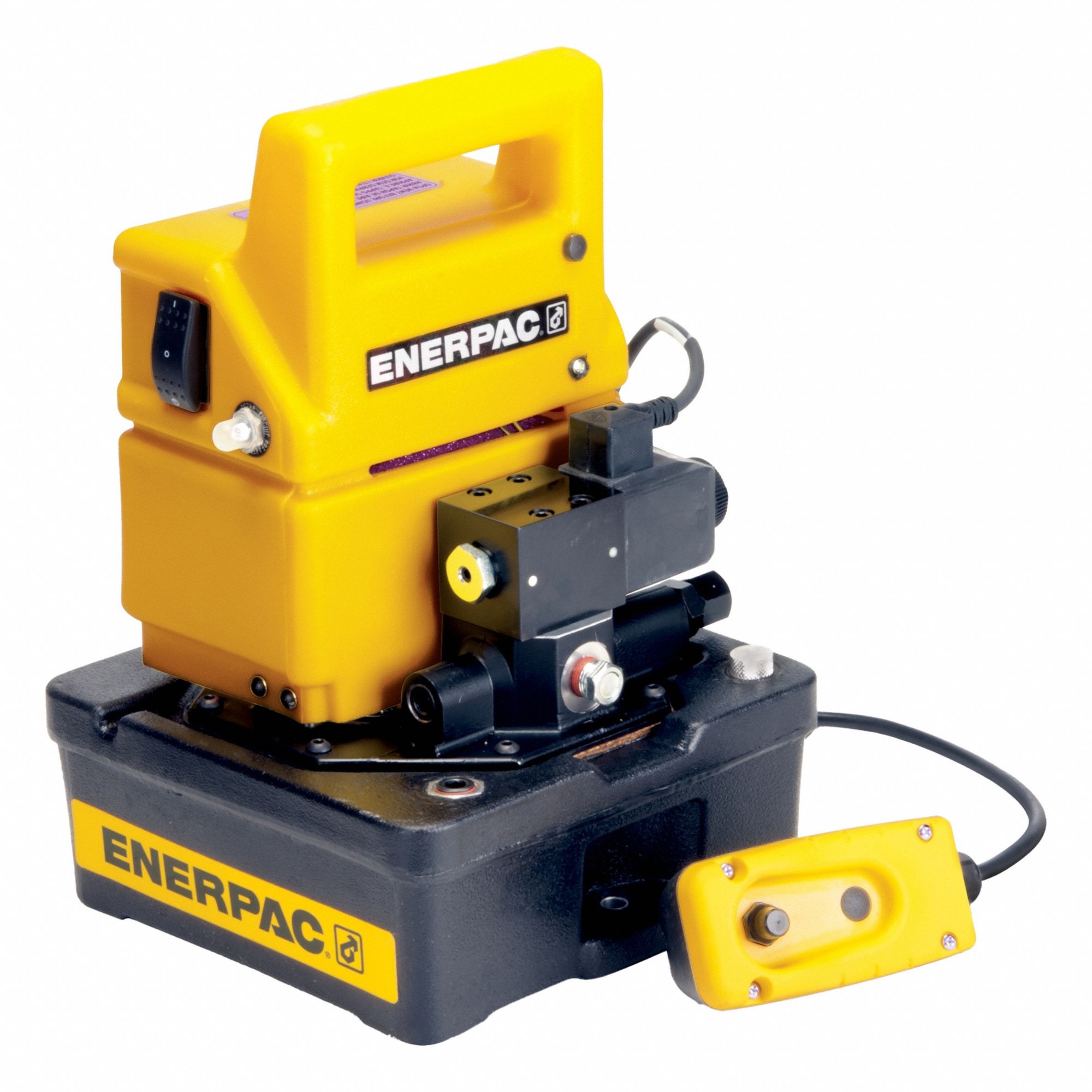 Electric Pump: 10, 000 psi Max. Op Pressure, 20 cu in/min Max. Flow Rate, 1/2 hp Max. HP