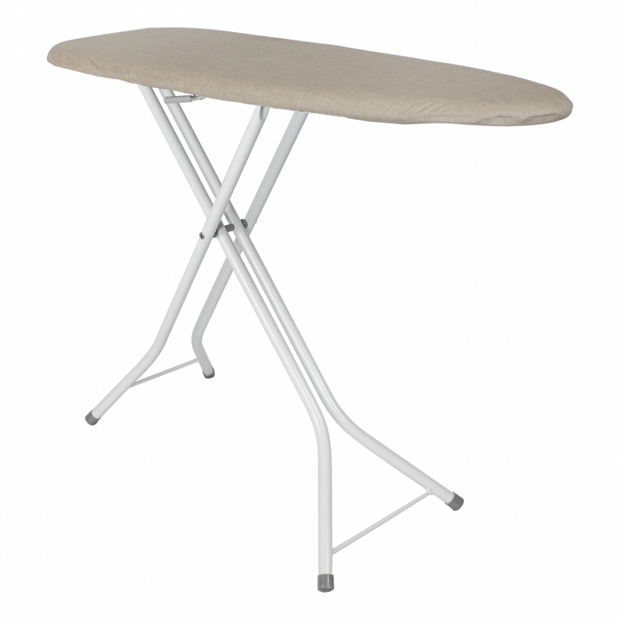 Compact Ironing Board: Compact Size, Khaki, 40 in Overall Lg, 13 in Overall Wd