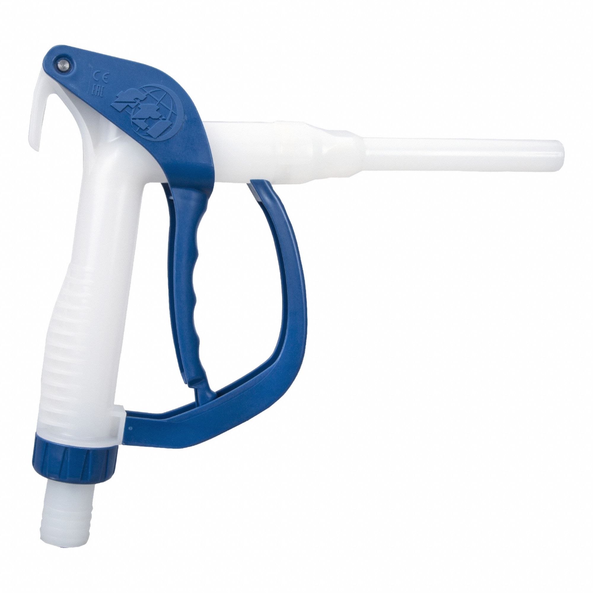 DrumPumpNozzle Wht 6-1/2inPVDFSpout