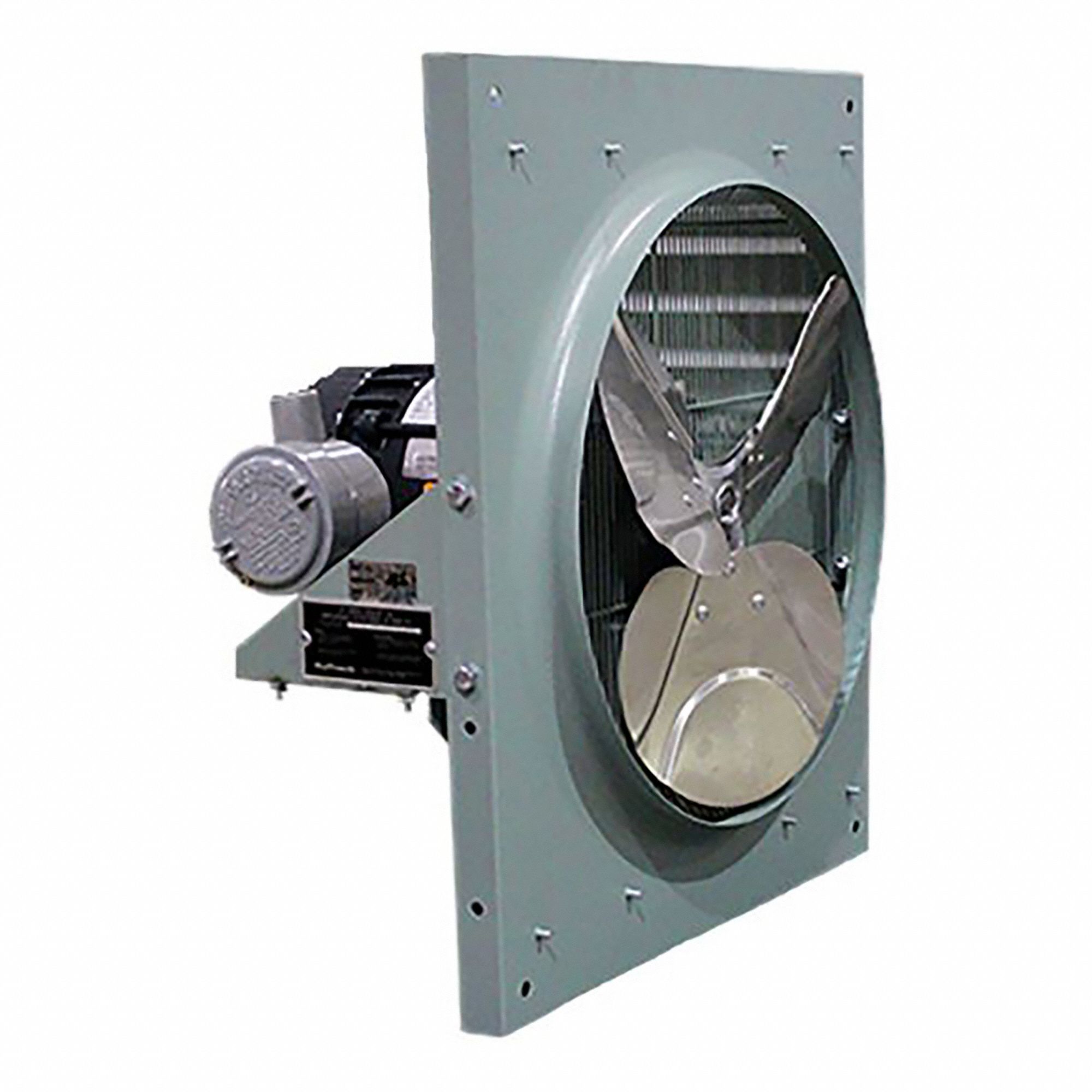 EXHAUST FAN, 20X25X21 IN, 60 HZ, SPARK RESISTANT AL, PERMANENTLY LUBRICATED BALL BEARINGS, 1 SPEED