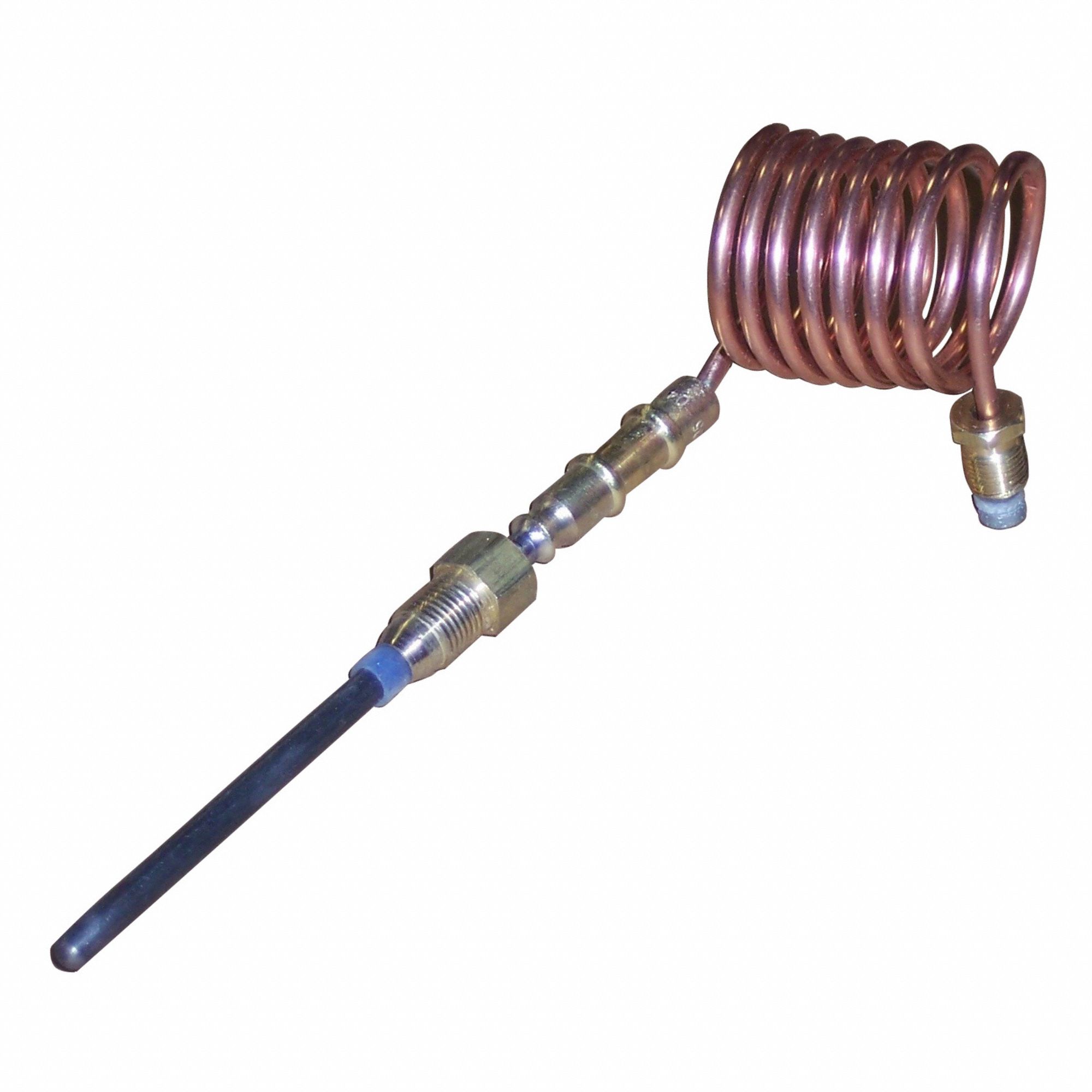 THERMOCOUPLE, 6 IN W, 6 IN H, 6 IN L, SILVER/BROWN