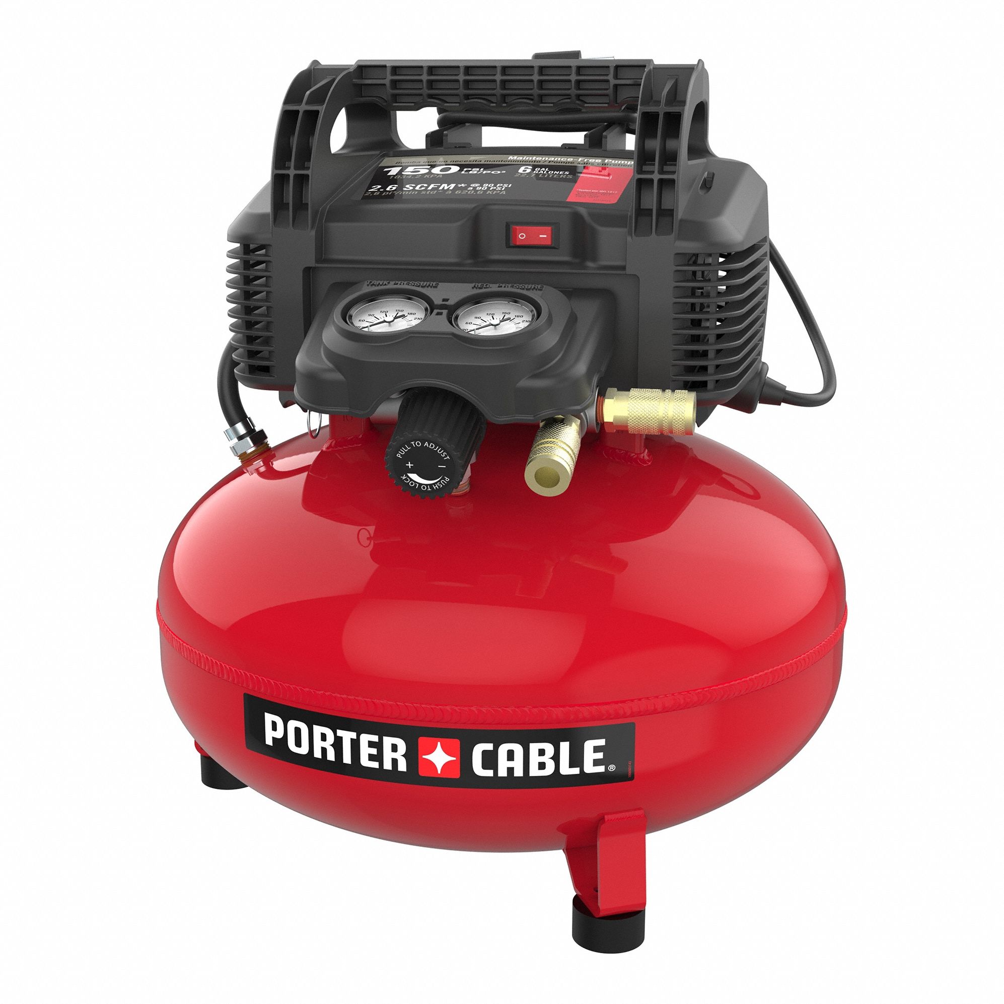 Portable Air Compressor 6 gal Pancake
