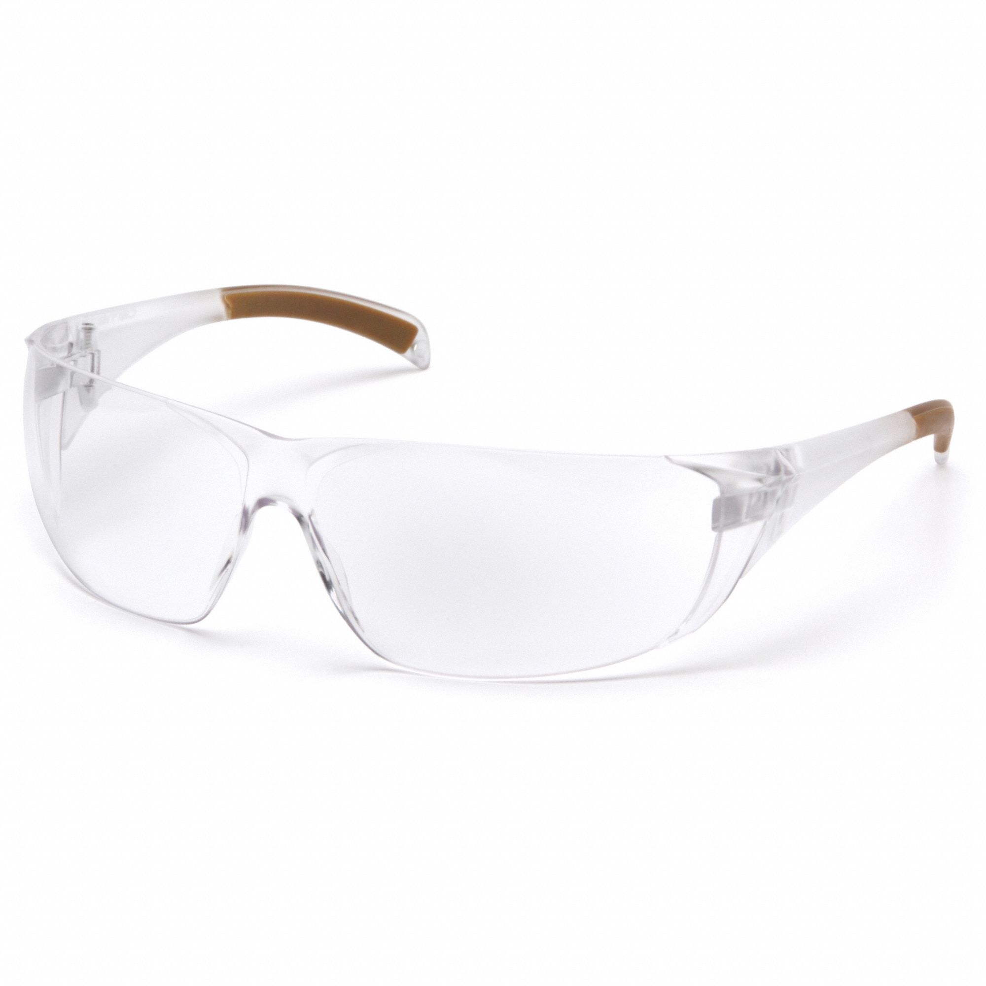 LUNETTES DE SÉCURITÉ, SANS MONTURE, ENVELOPPANTES, PC, ANTIBUÉE, TRNSP, COURBURE 10 BASES, CSA, M, UNISEXE