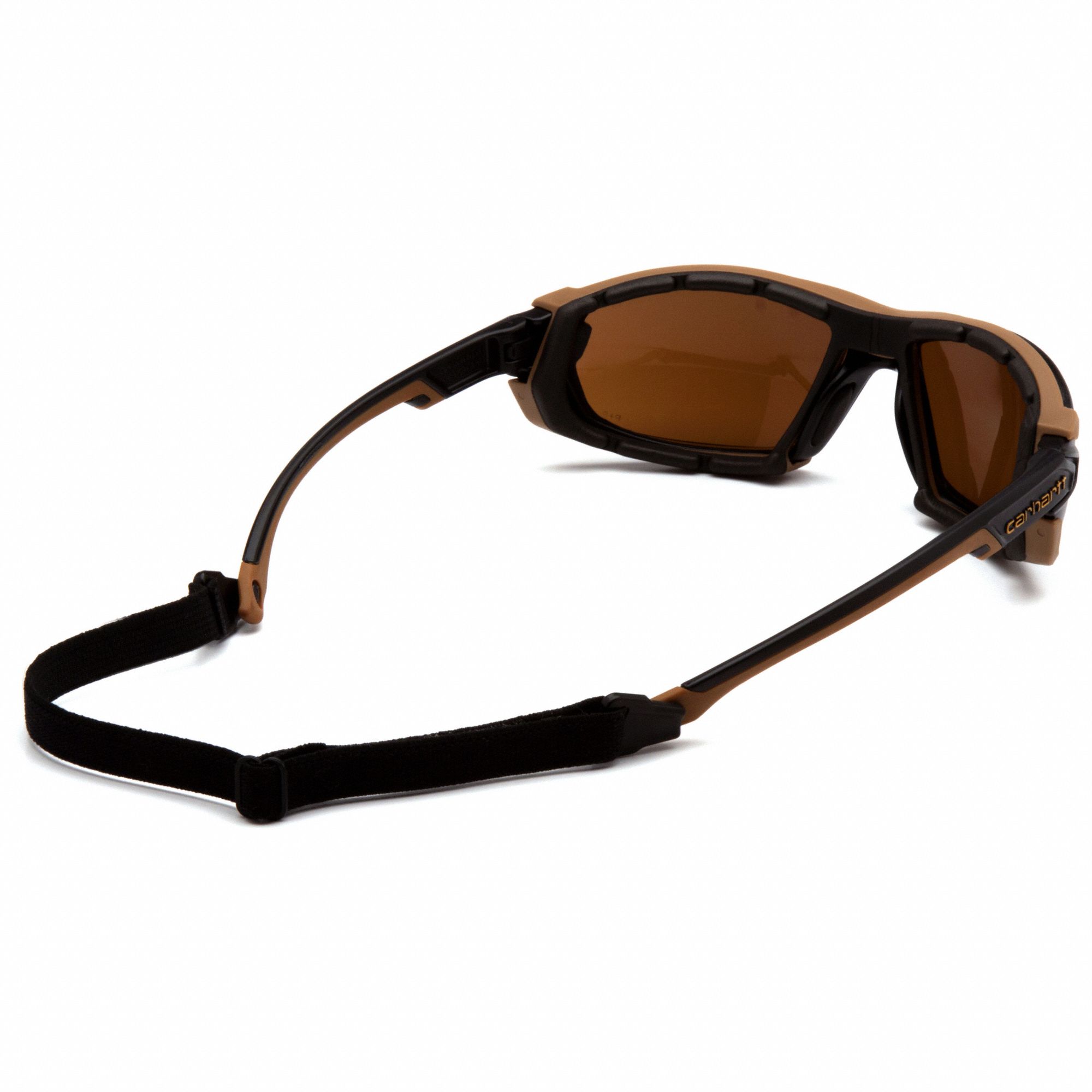 LUNETTES DE SÉCURITÉ, ENVELOPPANTES, PC, ANTIBUÉE, NOIR/BEIGE/GRÈS BRONZE, CSA, UV, M, UNISEXE