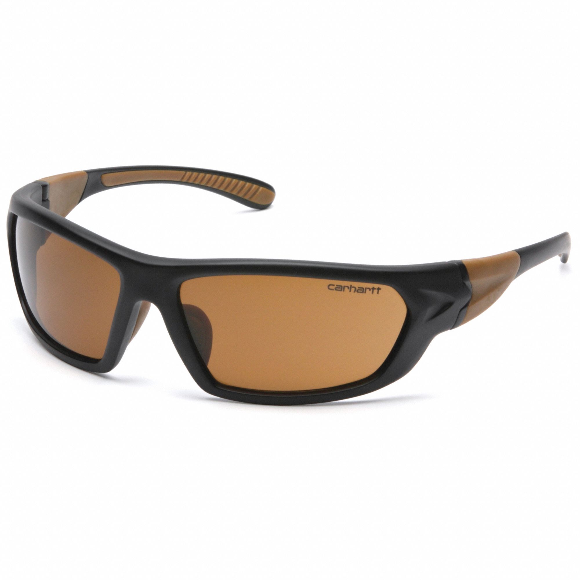 LUNETTES DE SÉCURITÉ, MONTURE INTÉGRALE, NYLON/PC, ANTIRAYURES, NOIR/BEIGE/GRÈS BRONZE, CSA, UV, M, UNISEXE