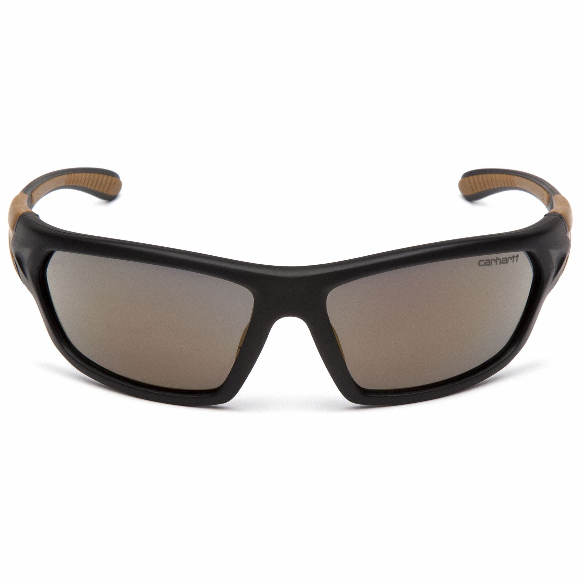 LUNETTES DE PROTECTION, MONTURE PLEINE, NYLON/PC, ANTIRAYURES, NR/TAN/MIROIR ANTIQUE, CSA, M