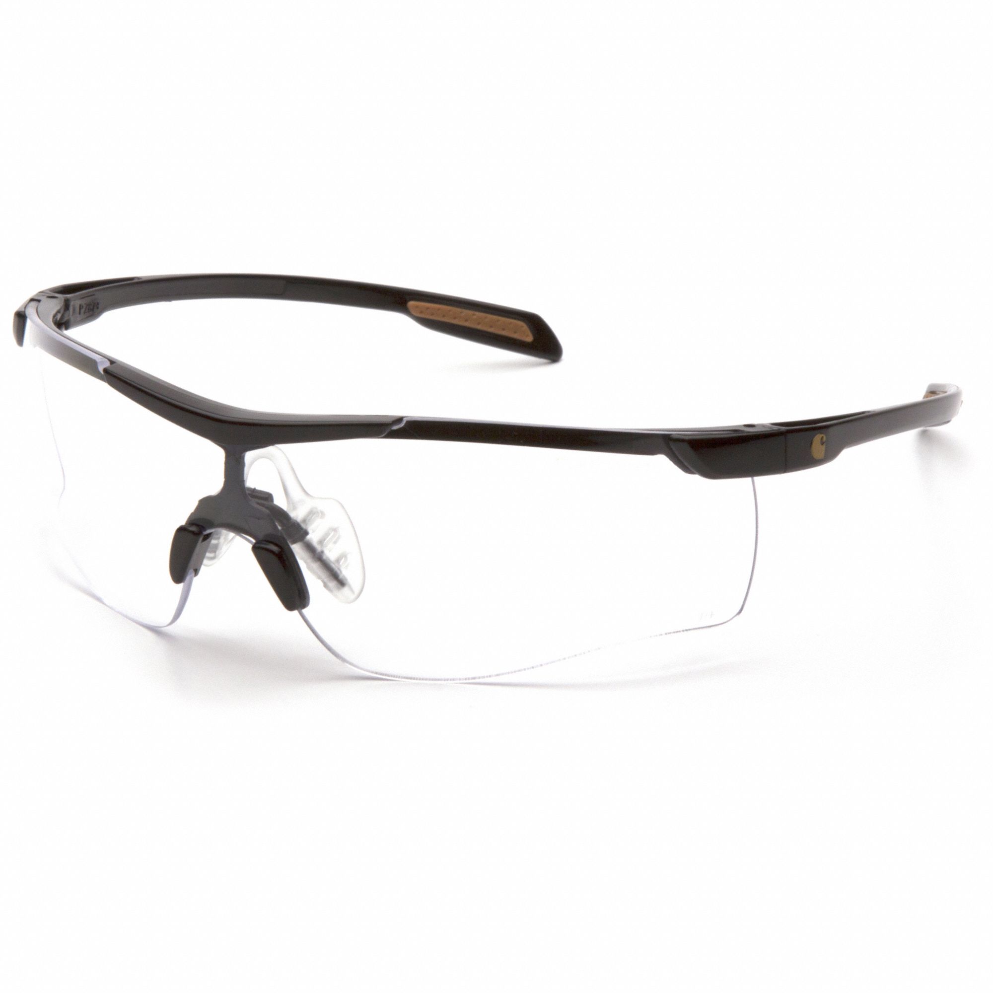 LUNETTES DE PROTECTION, DEMI-MONTURE, POLYCARBONATE, ANTIRAYURES, NR/TRSP, CSA, M