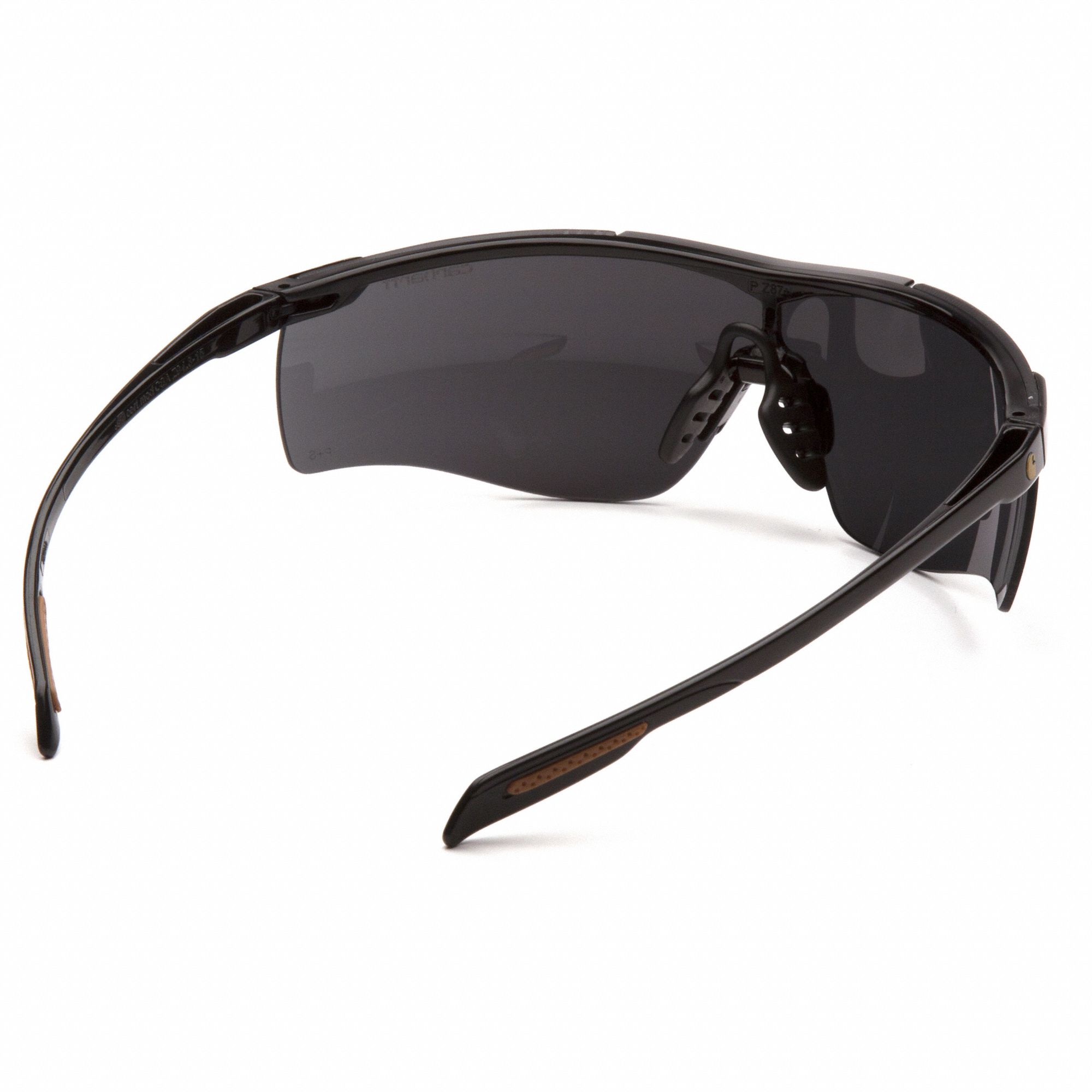 LUNETTES DE SÉCURITÉ, DEMI-MONTURE, ENVELOPPANTE, PC, ANTIRAYURES, NR/GR, CSA, M