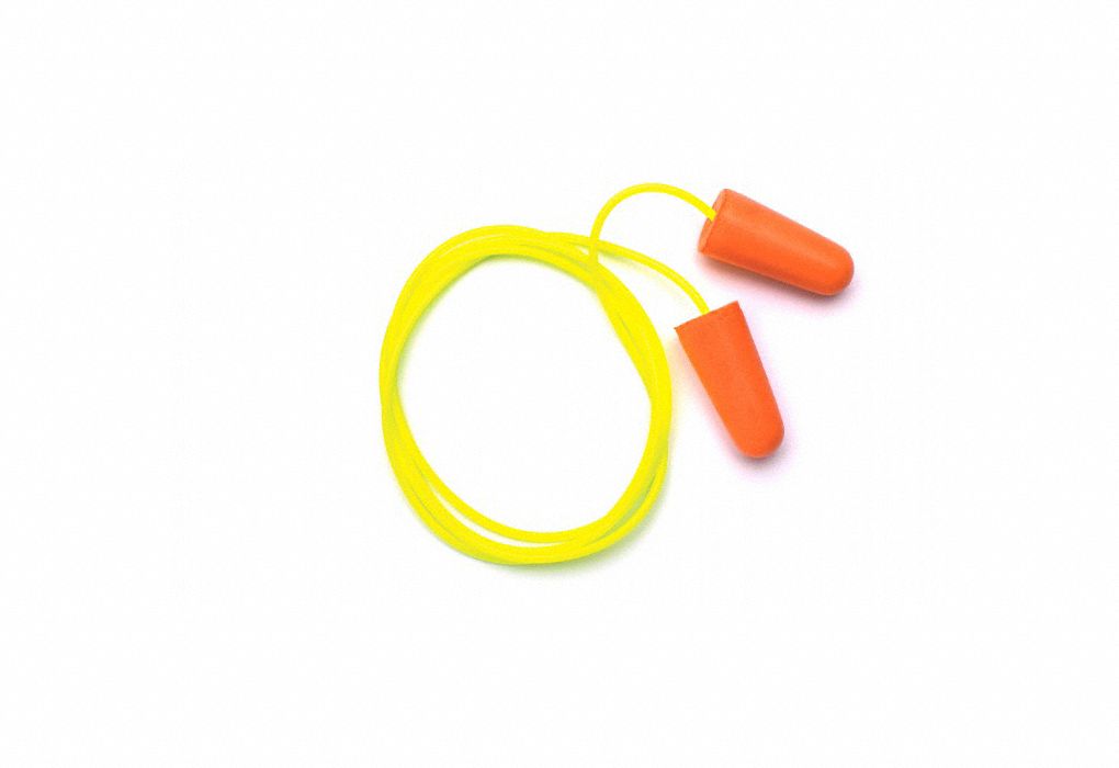 Earplugs, Corded, 31db, Disposable, PK100