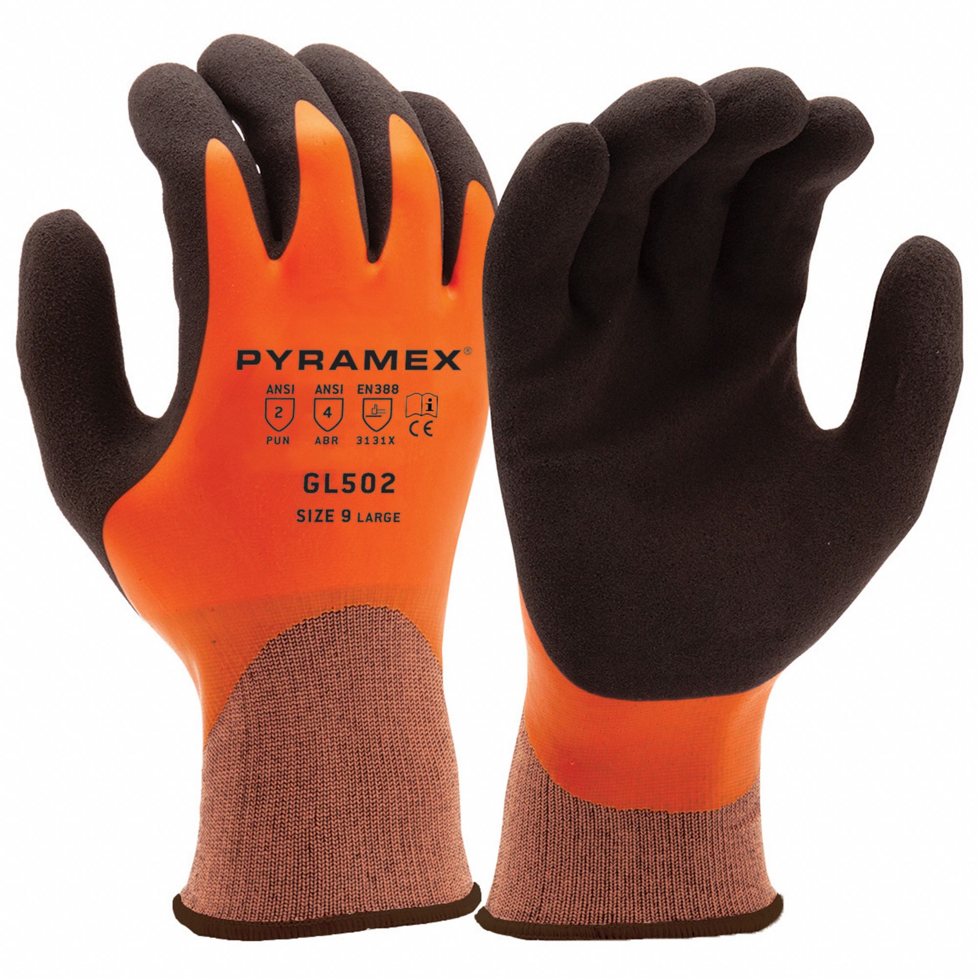 CUT-RESISTANT GLOVES, S, GREY, 8 IN, ELASTIC CUFF, NYLON/SYNTHETIC LEATHER/TPR