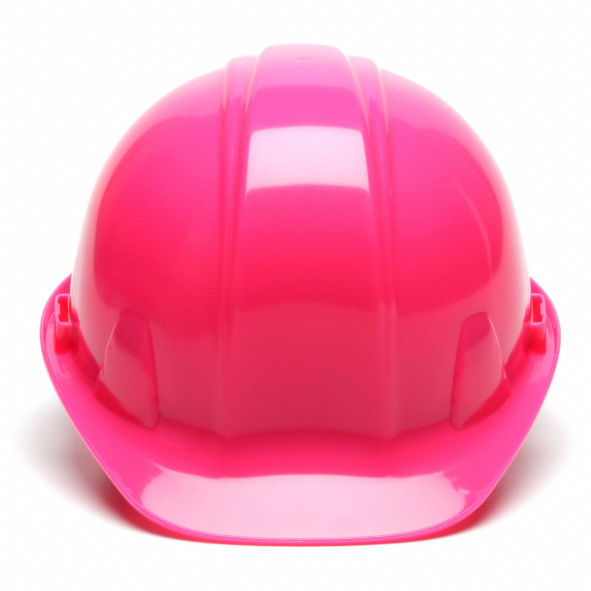 HARD HAT, CSA Z94.1-15, TYPE 1, CLASS C/E/G, HDPE, 4-PT RATCHET, FRONT BRIM, HI-VIS PINK