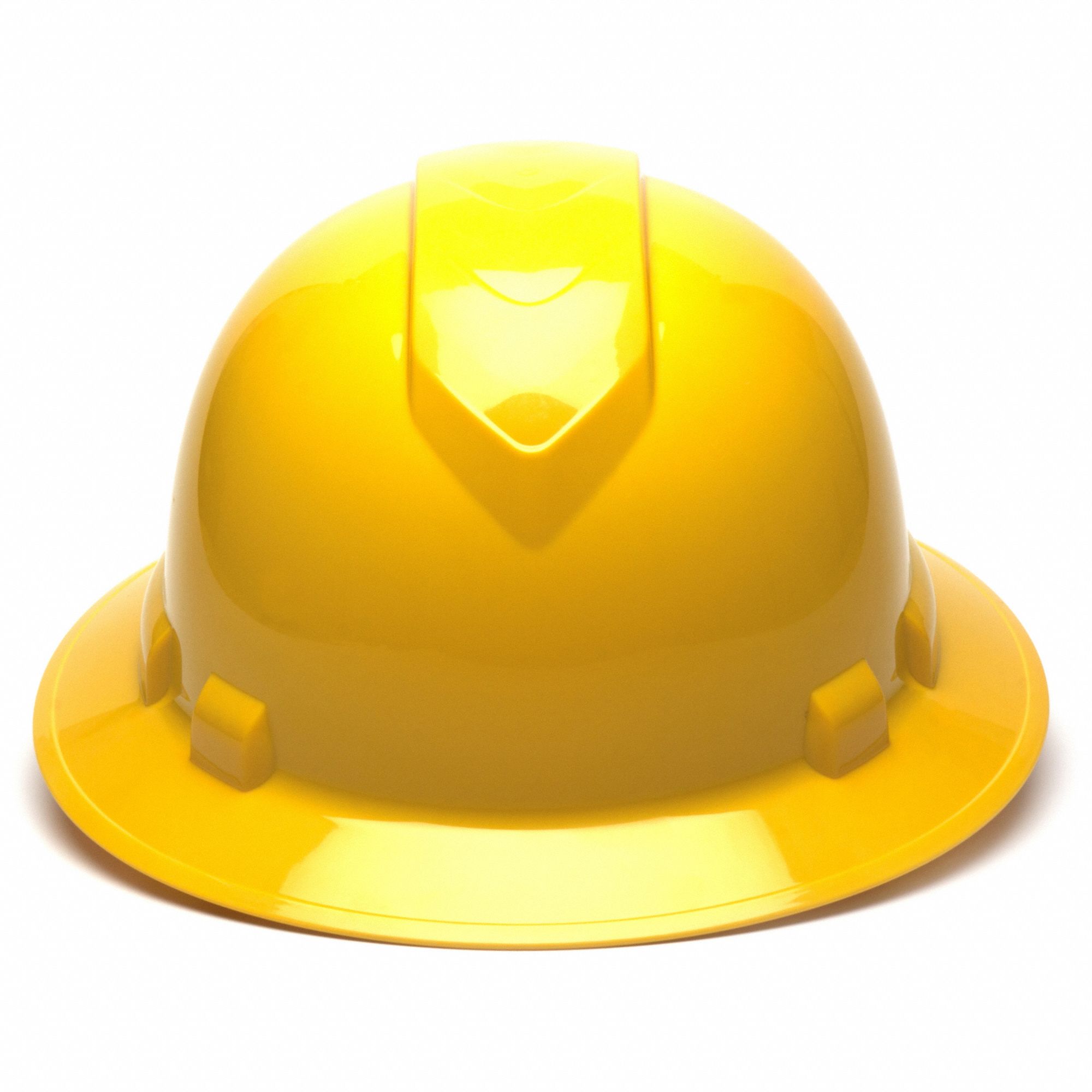 CASQUE SECURITE,REBORD COMPLET,JAUNE