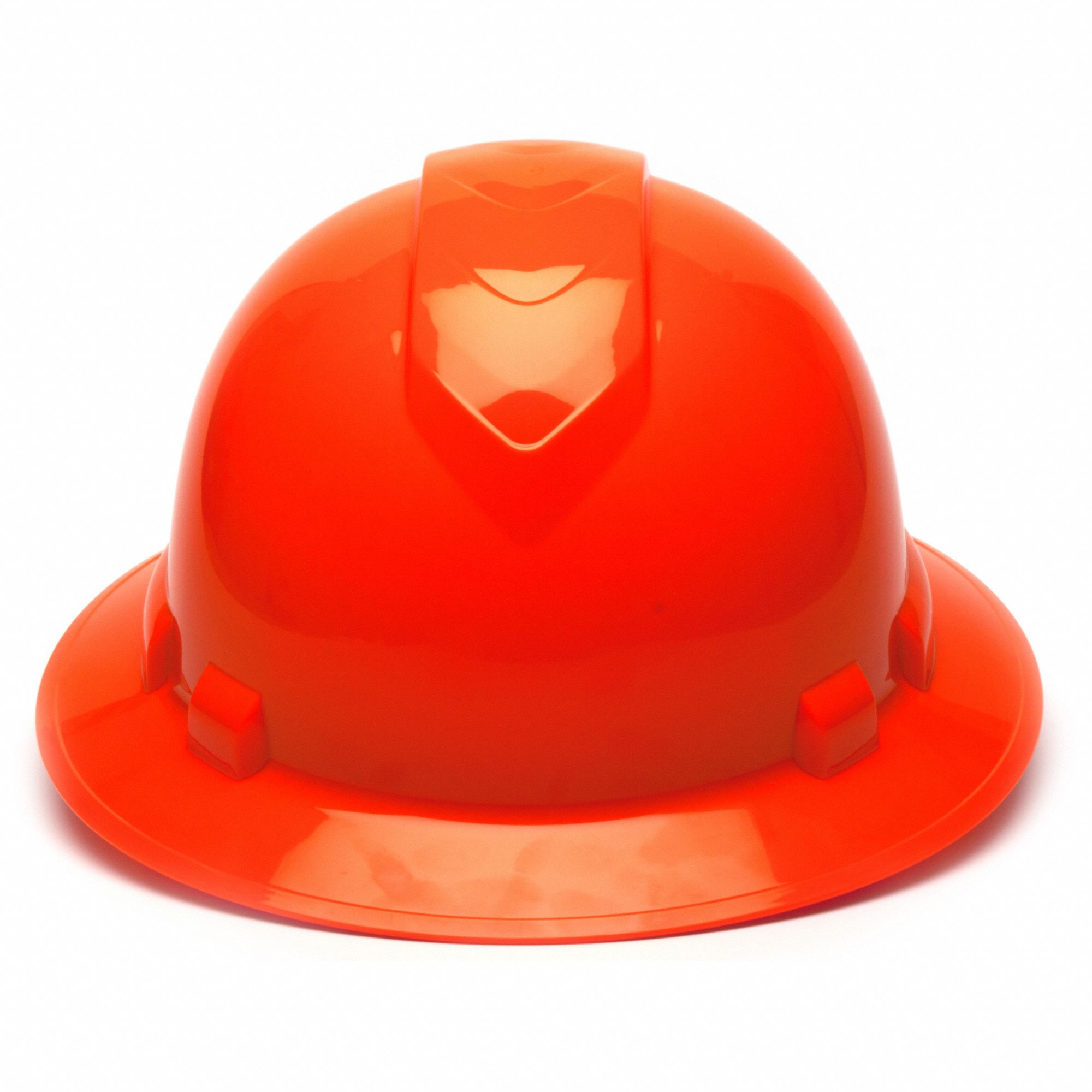 CASQUE DE SÉCURITÉ, CSA Z94.1-15, TYPE 1, CLASSE C/E/G, ABS, CLIQUET À 4 POINTS, REBORD INTÉGRAL, ORANGE HTE VIS