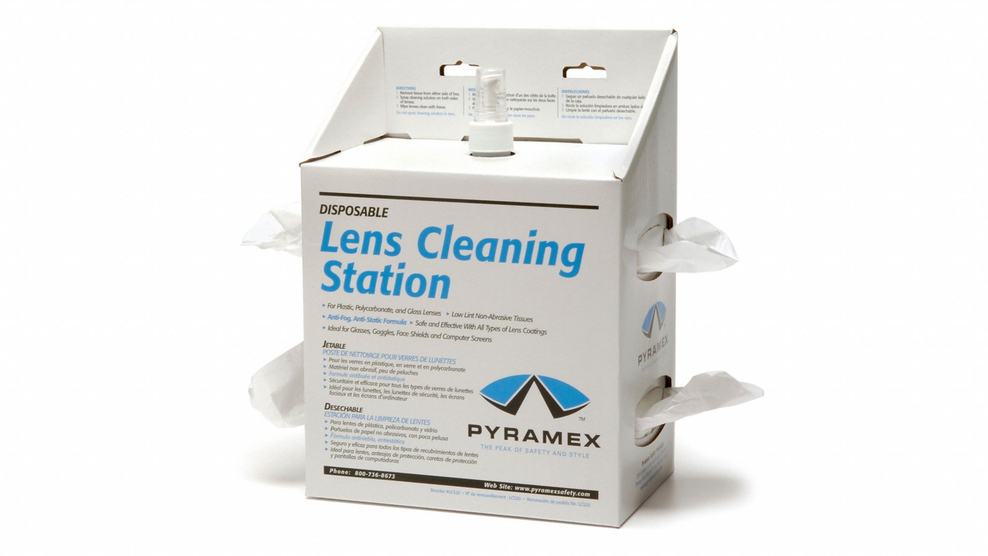 LENS CLEANING STATION,16 FL OZ