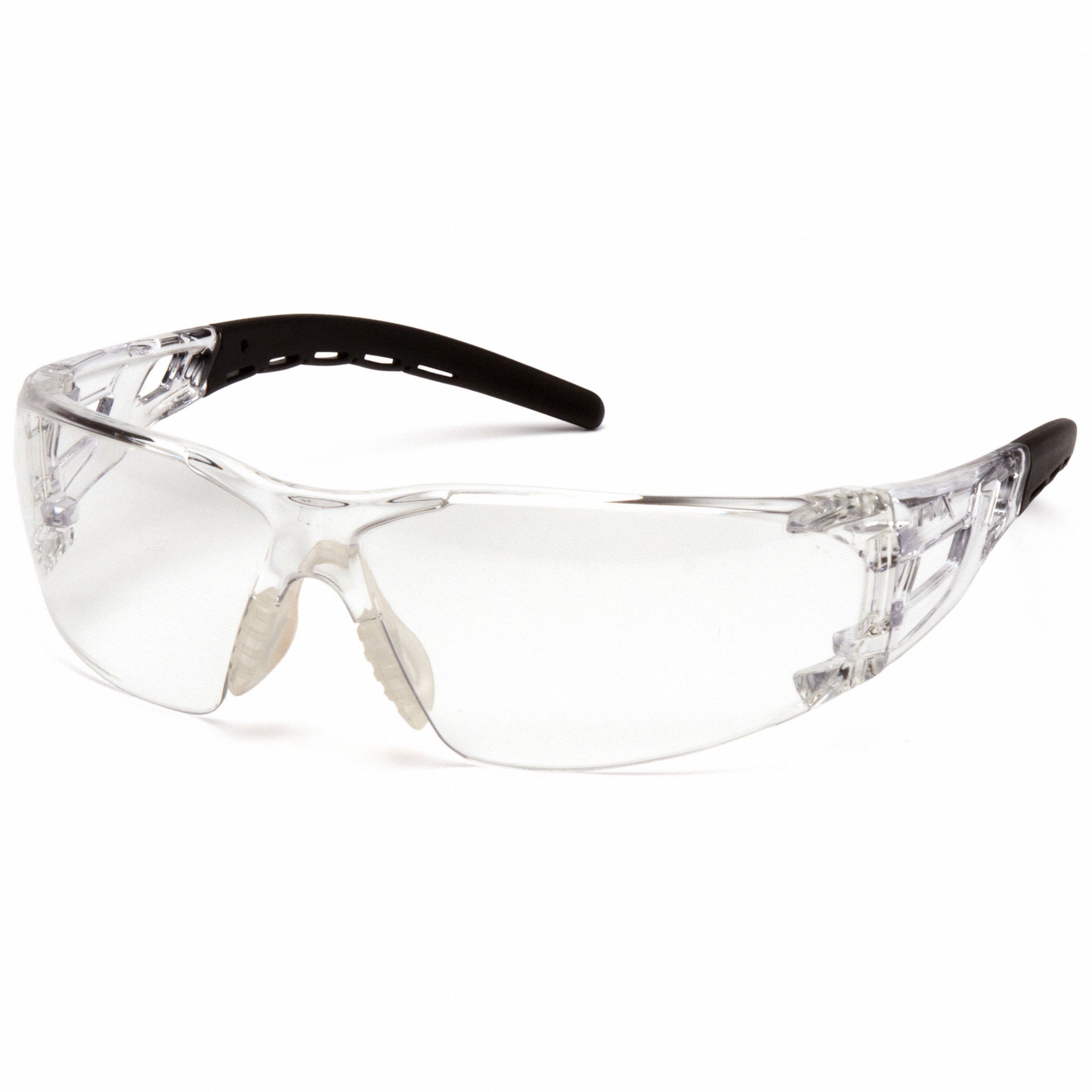 LUNETTES DE PROTECTION, ENVELOPPANTE, POLYCARBONATE, ANTIRAYURES, NOIR/TRSP, CSA, M, UNISEXES