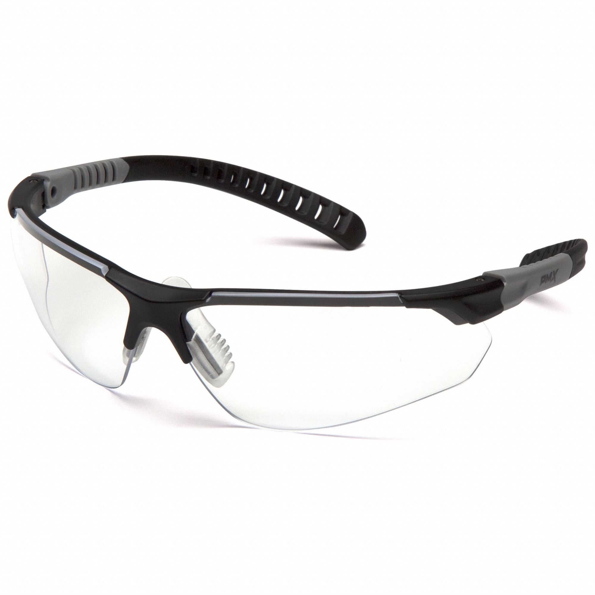 LUNETTES DE PROTECTION, PC/NYLON/TPR, ANTIBUÉE, NR/GR/TRSP, CSA, UV, M, UNISEXES