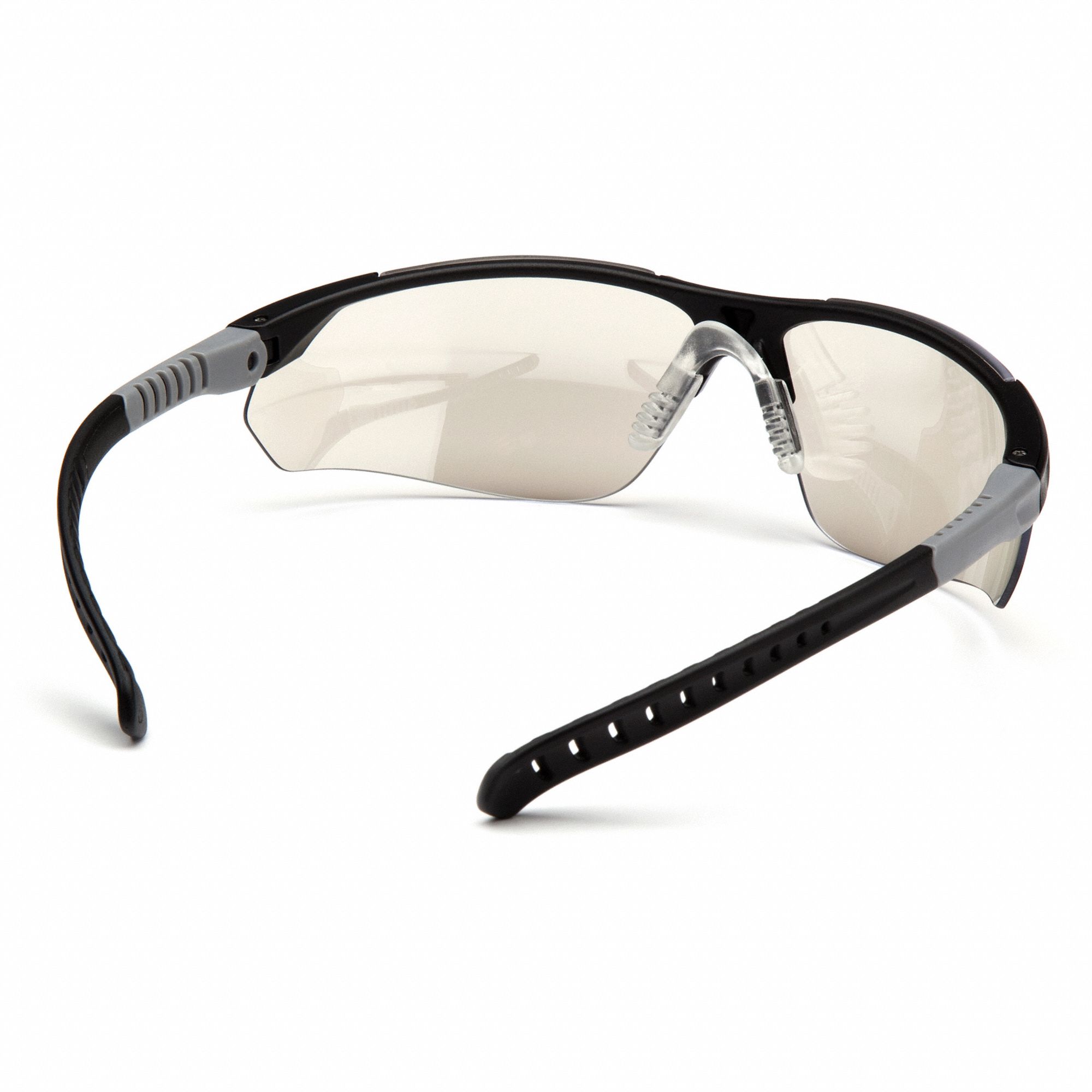 LUNETTES DE PROTECTION, PC/NYLON/TPR, ANTIRAYURES, NR/GR MIROIR, CSA, UV, M, UNISEXES
