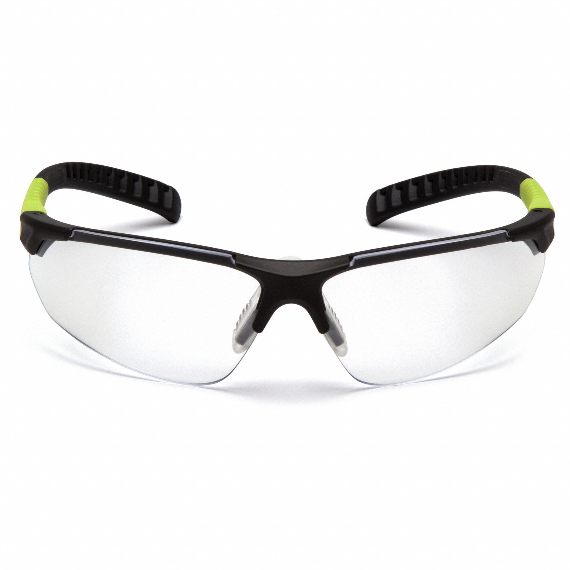 LUNETTES DE PROTECTION, PC/NYLON/TPR, ANTIRAYURES, GR/LIMIE/TRSP, CSA, UV, M, UNISEXES