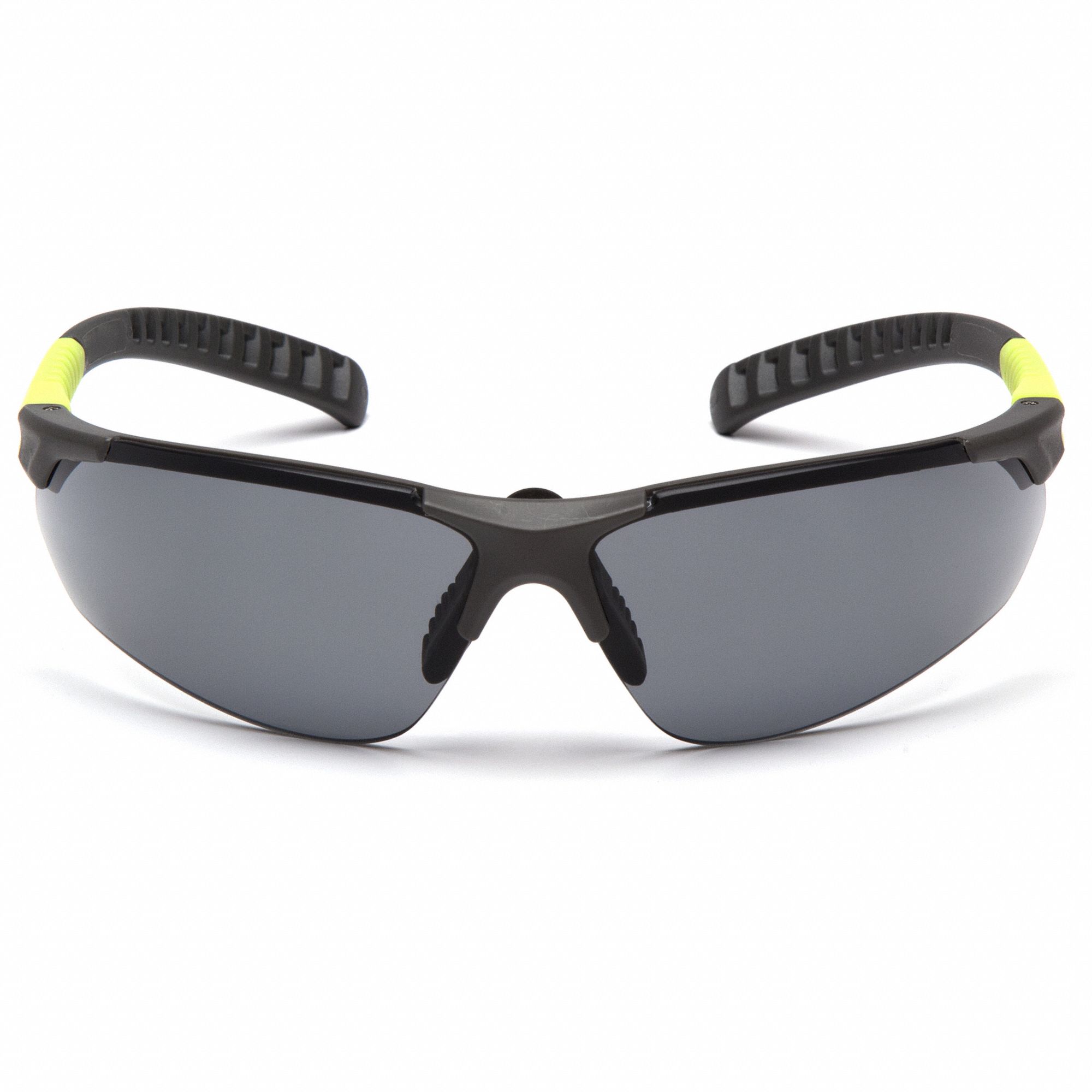 LUNETTES DE PROTECTION, PC/NYLON/TPR, ANTIRAYURES, GR/LIMIE, CSA, UV, M, UNISEXES