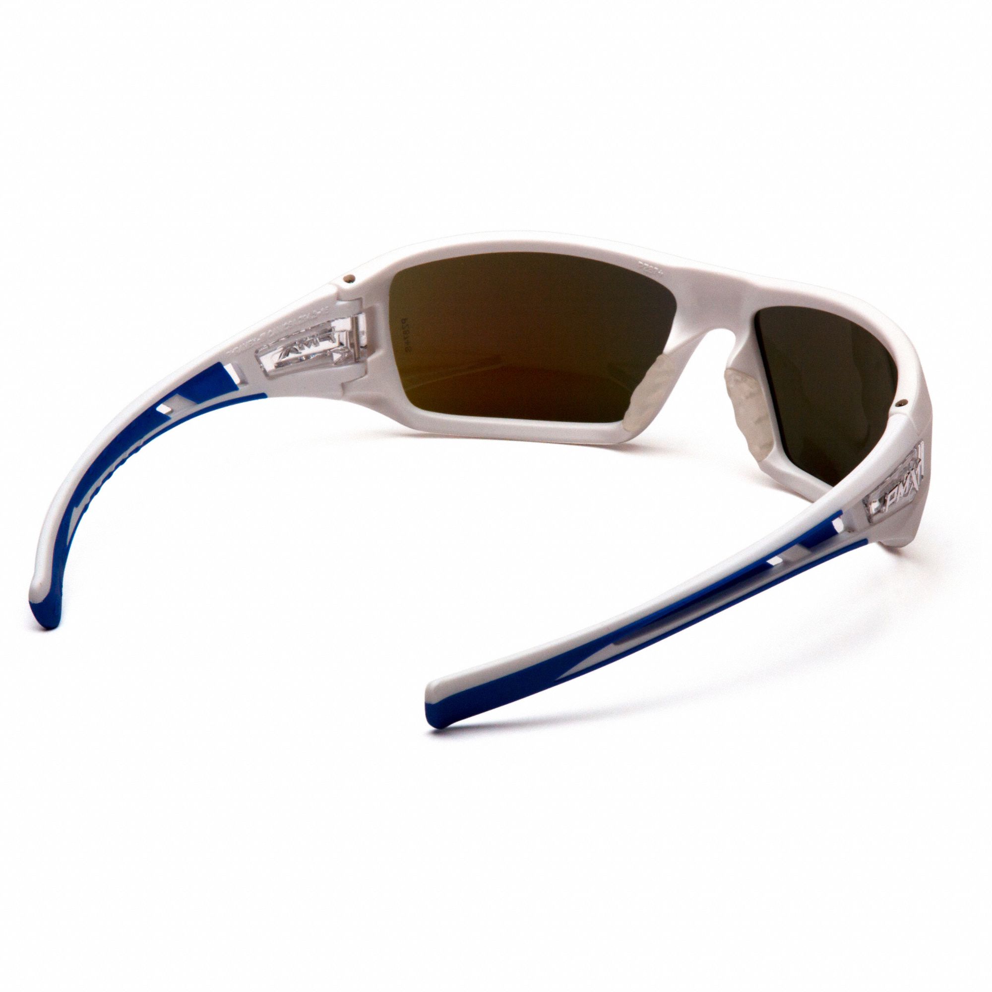 LUNETTES DE PROTECTION, PC/NYLON/TPE/TPR, ANTIRAYURES, BLNC/BL/MIROIR BL-GLACÉ, CSA, UV, M