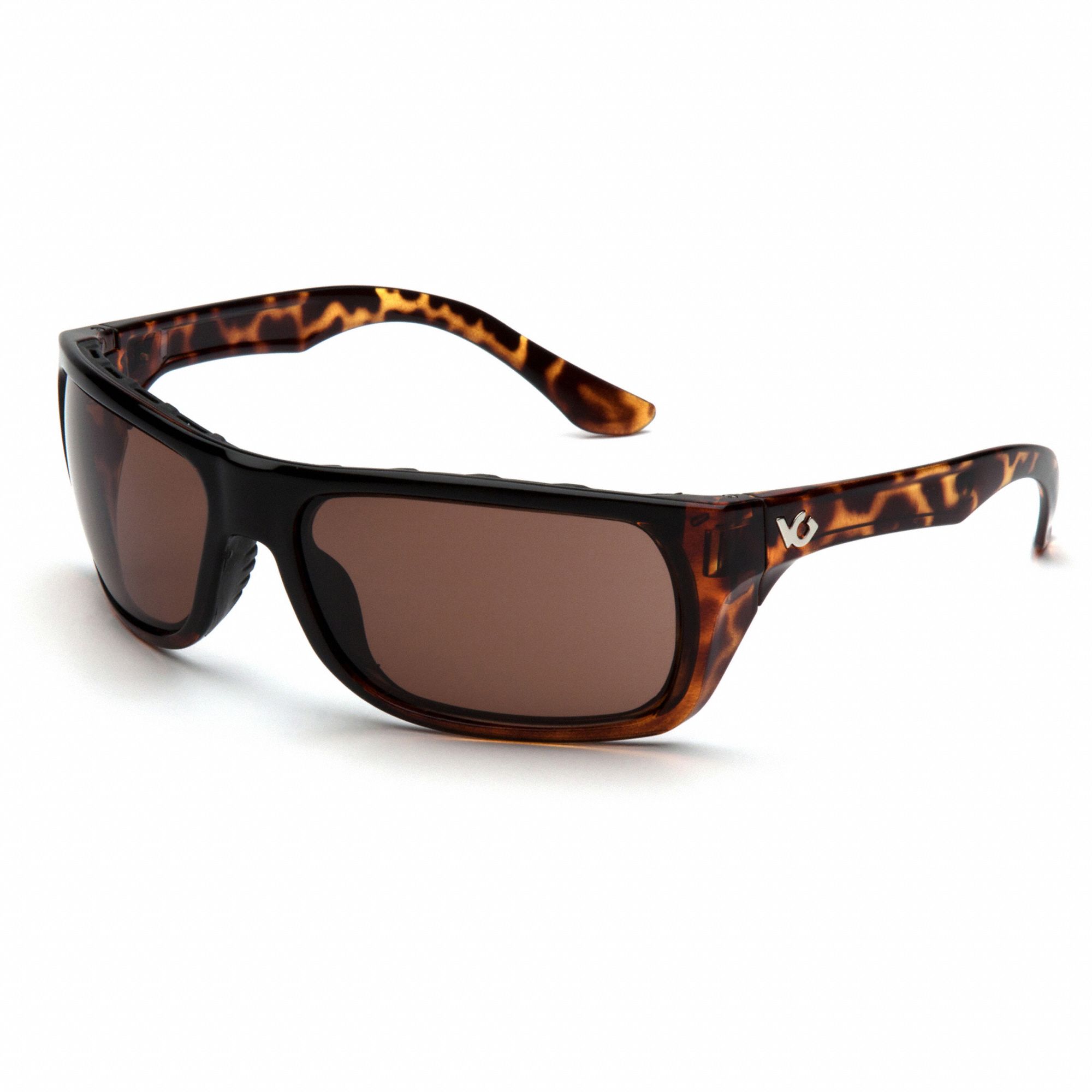 LUNETTES DE PROTECTION, MONTURE PLEINE, PC, ANTIBUÉE, ANTIRAYURES, ÉCAILLE DE TORTUE/BRONZE, CSA, UV, M, UNISEXES