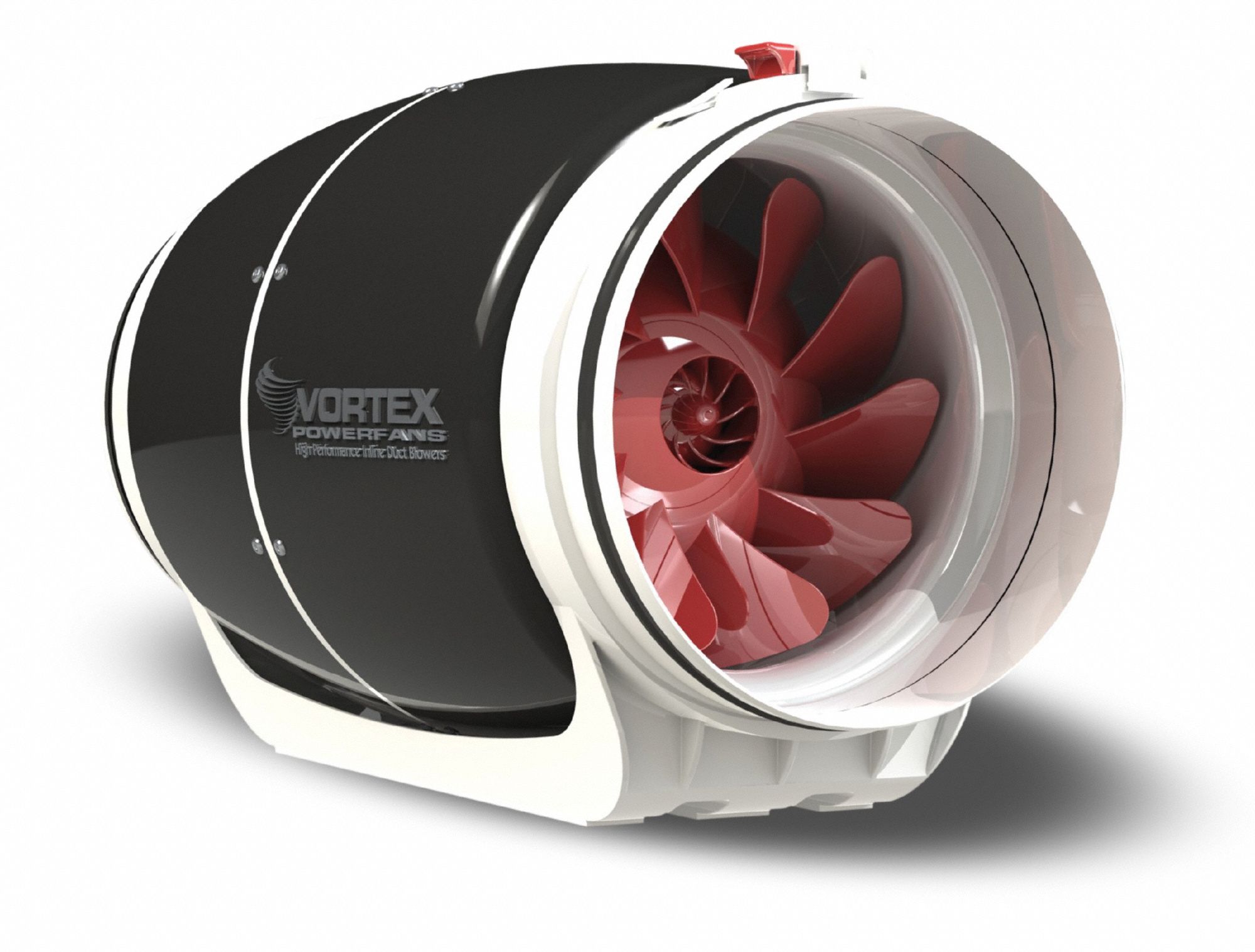 In-Line Duct Fan 15 3/8 H 120V AC