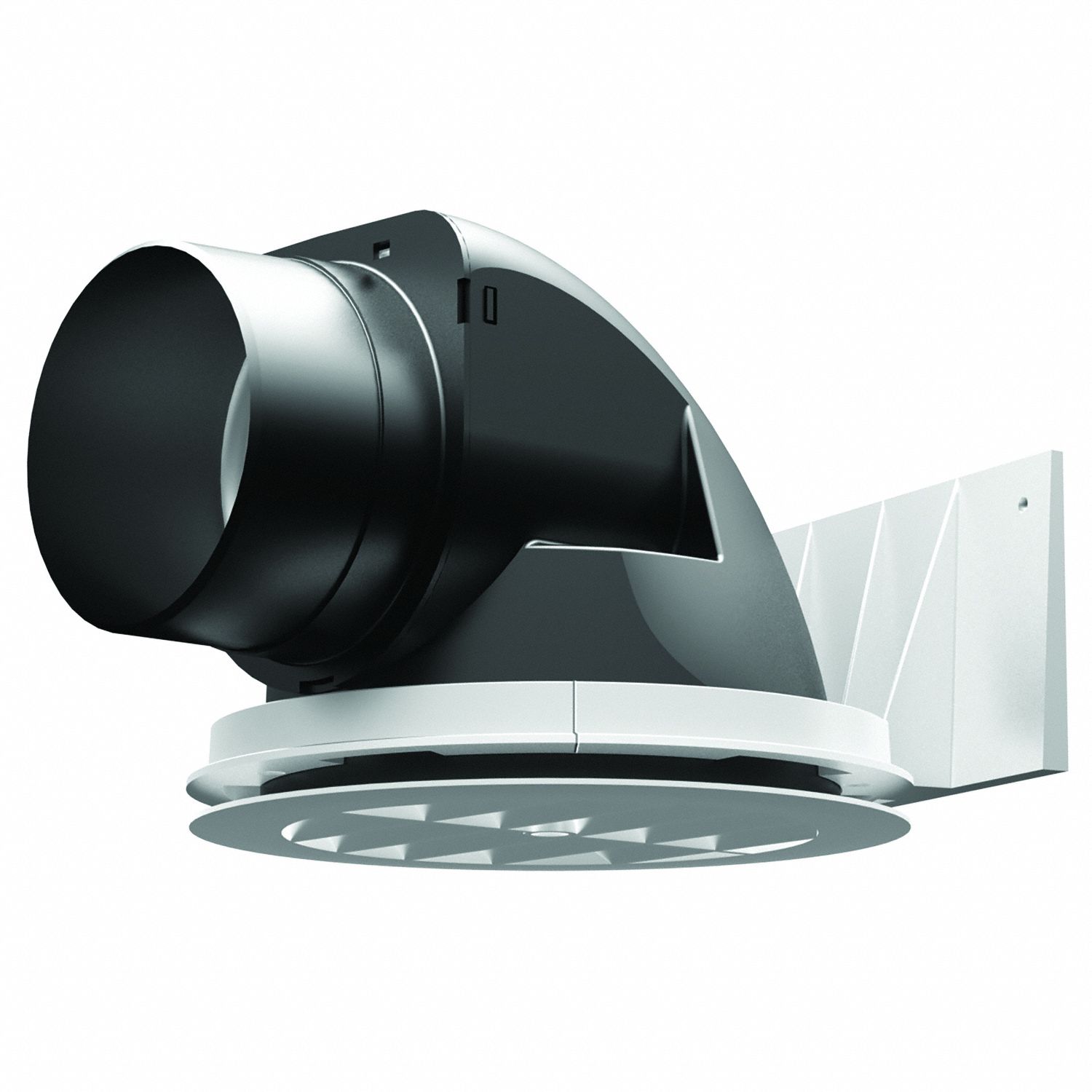 In-Line Duct Fan 4 in Dia Plastic