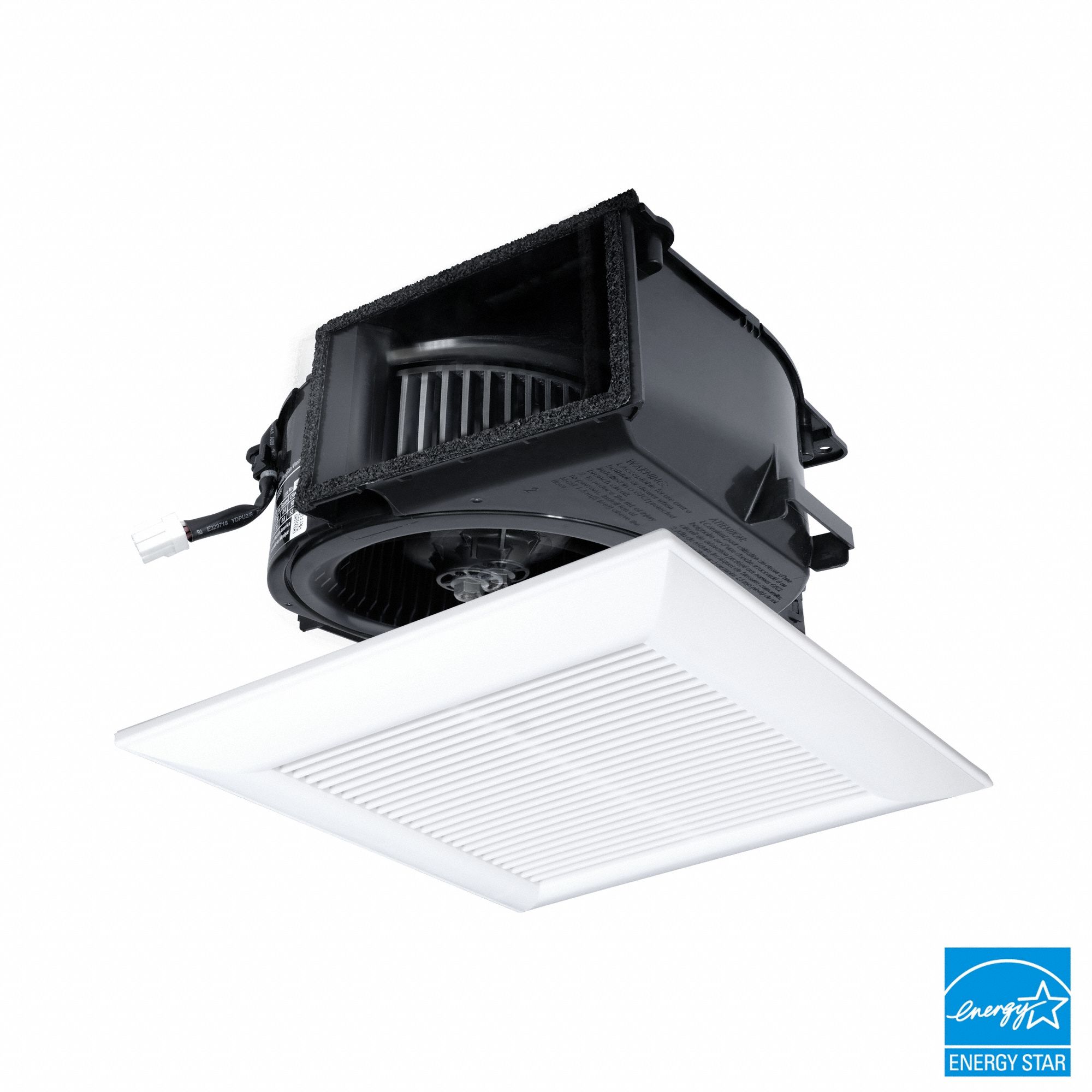 Exhaust Fan 3 3/8 H 10 1/4 W 120V AC