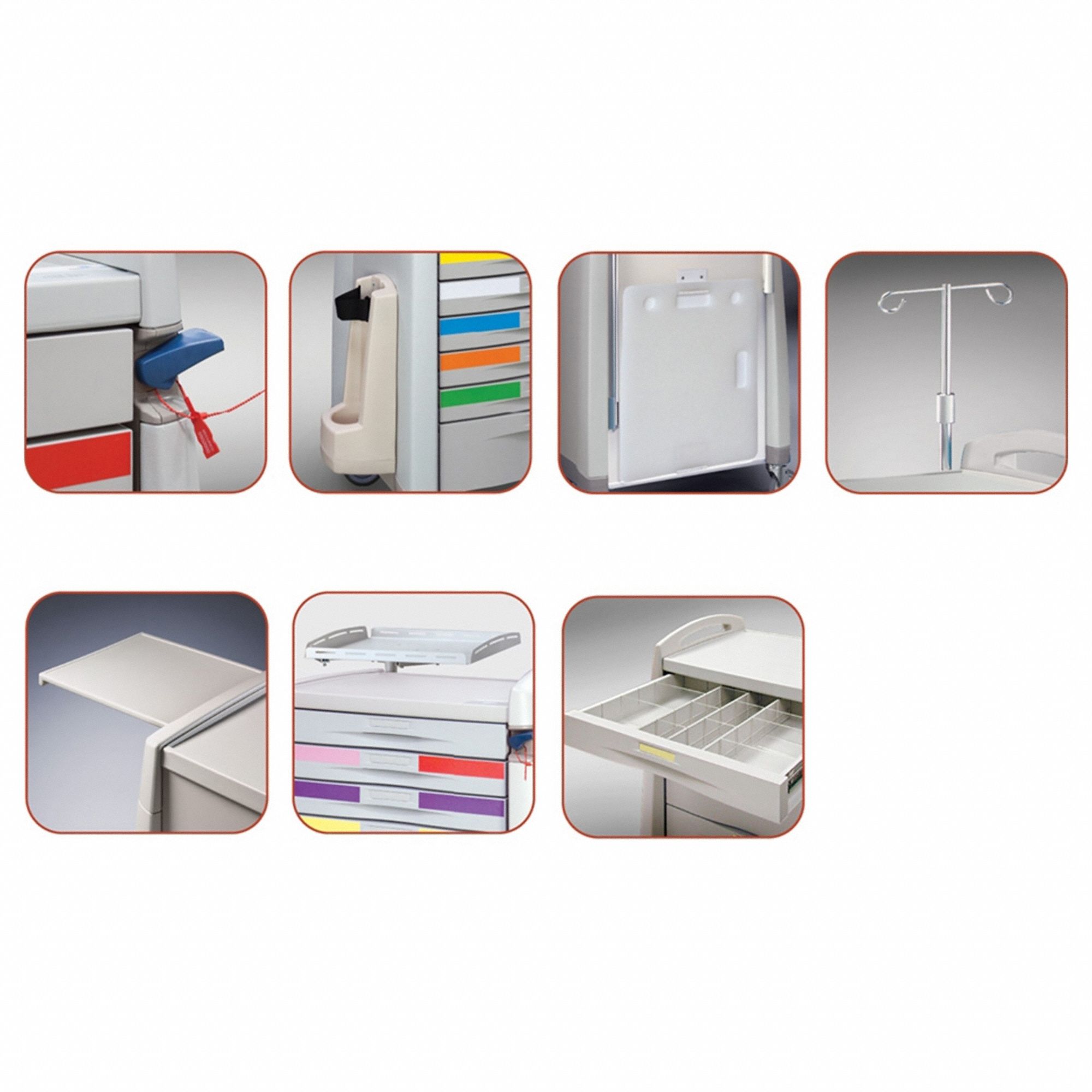 CAPSA HEALTHCARE, Pediatric Cart Accessories 816X76AMEMPEDACCPK3