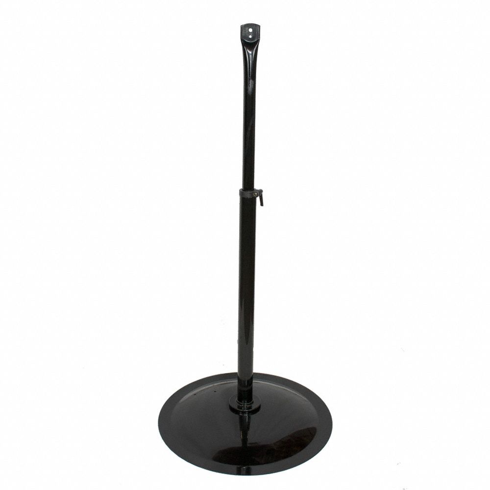 Fan Pedestal Black Steel