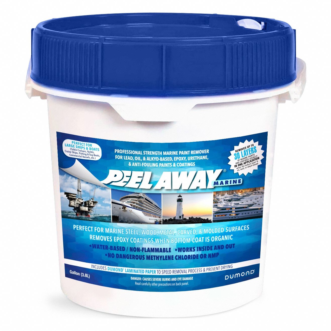 DUMOND, Water, Paste, Marine Paint Remover 39C320M101 Grainger