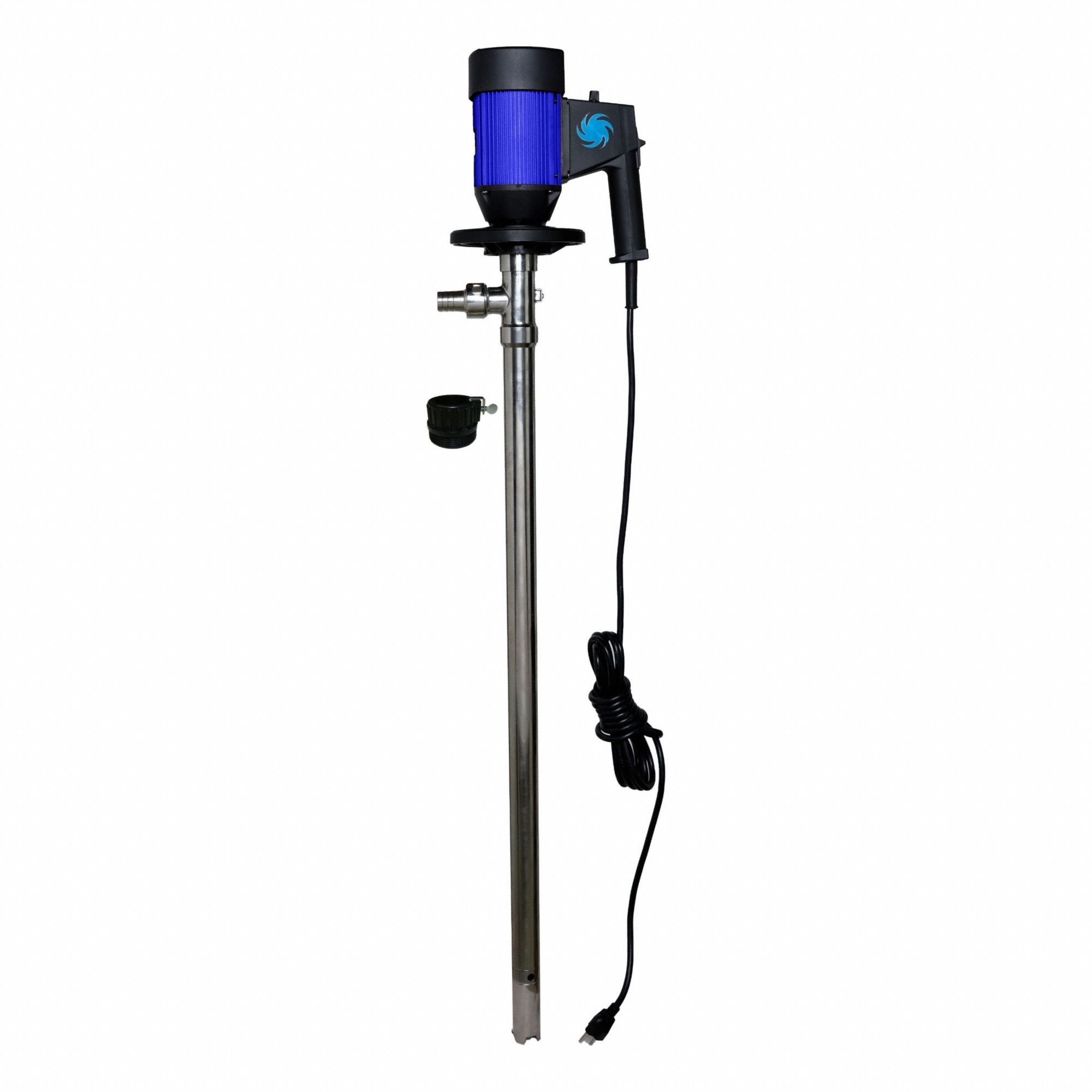 ACTION PUMP Electric Drum Pump: Pump Only, 1 hp HP, 115 V AC, 20 gpm, 1,000 cps Max. Viscosity (MPN SSELEC). Key specifications — Brand: ACTION PUMP; Suction Tube Material: 316 SS.