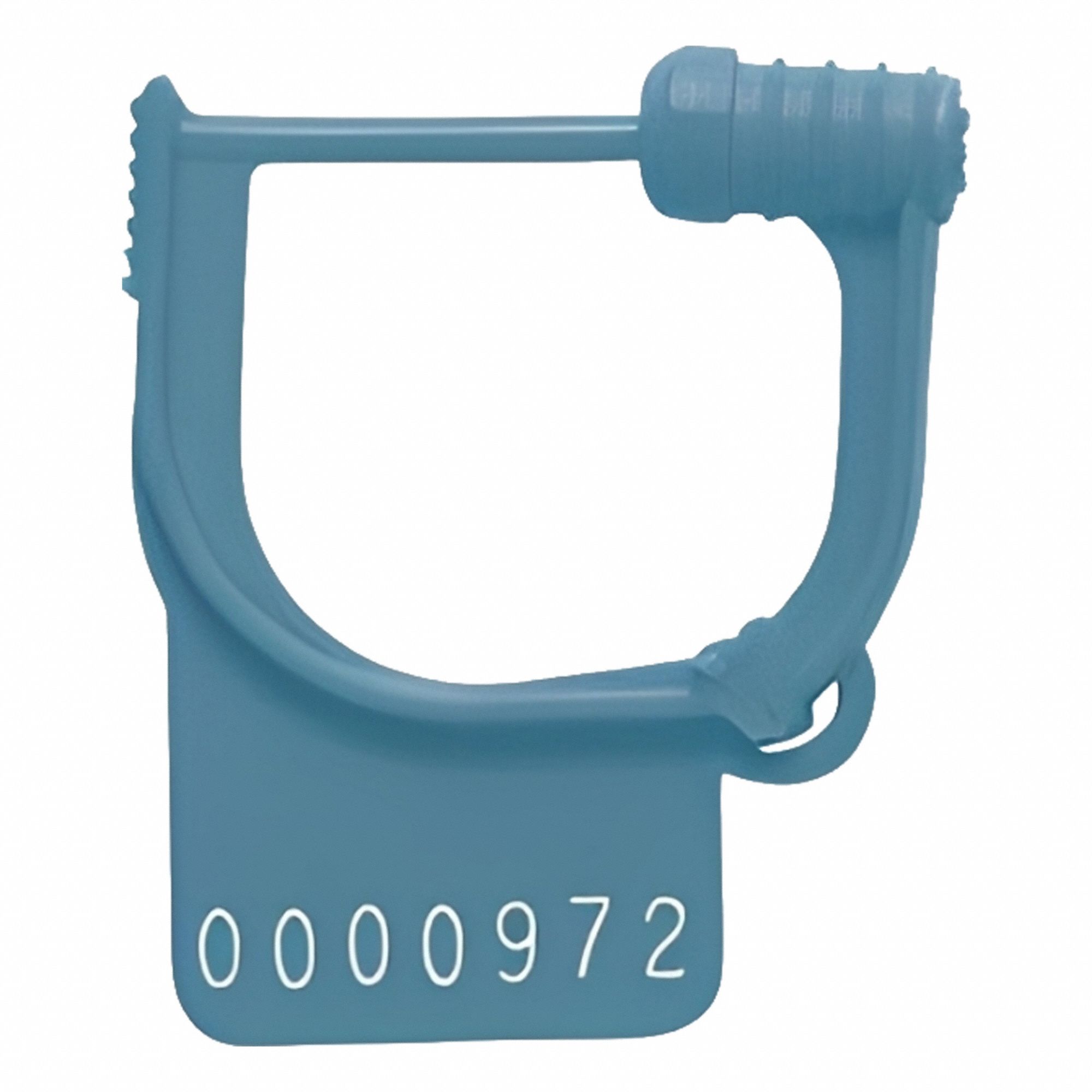 TYDENBROOKS Padlock Seals: Blue, Polypropylene, 6 lb Breaking Strength, 29/50 in Lock Lg, 1 PK (MPN 36021130-03). Key specifications — Brand: TYDENBROOKS; Marking Included: Letters; Marking Message: Sealed; Marking Numbering: Sequential; Lock Material: Polypropylene.