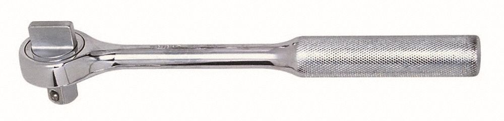 WRIGHT TOOL Lineman Raised Cap Ratchet: Round, Reversible, 10 1/4 in Overall Lg, Chrome (MPN 4433). Key specifications — attr1205598: Reversible; attr1205605: Quick-Release Not Included; attr1205626: Chrome; attr1205607: Round; attr1205624: WRIGHT TOOL.