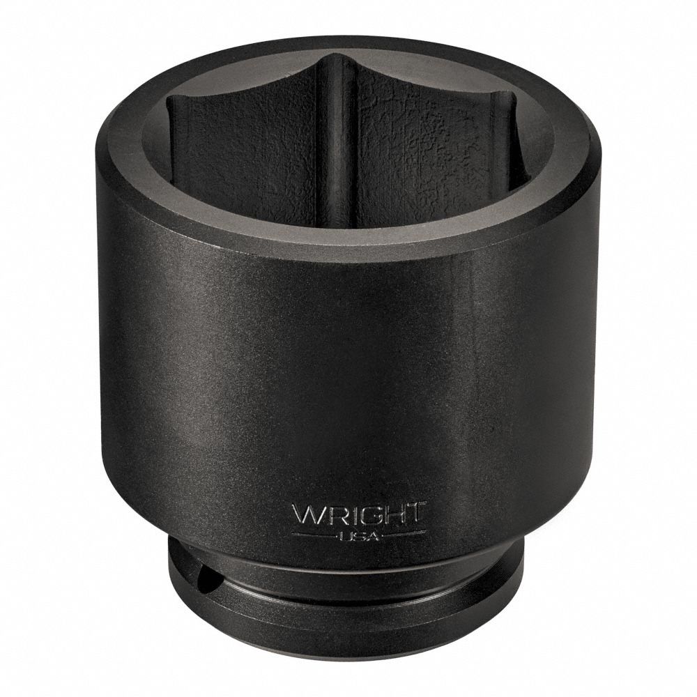 WRIGHT TOOL Impack Socket: 3 1/2 in Drive Size, SAE, 10 1/4 in Socket Size, 6-Point, Std, Friction (MPN 86882). Key specifications — attr1215501: WRIGHT TOOL; attr1215515: Black Oxide; attr1215518: 10-1/4 in.