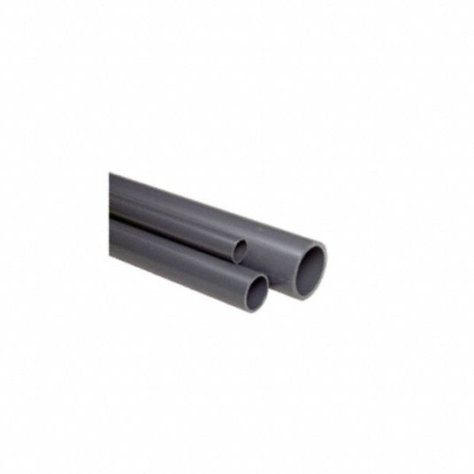PVC, 6 in Nominal Pipe Size, Pipe - 905JL6|H0400600PW100B - Grainger