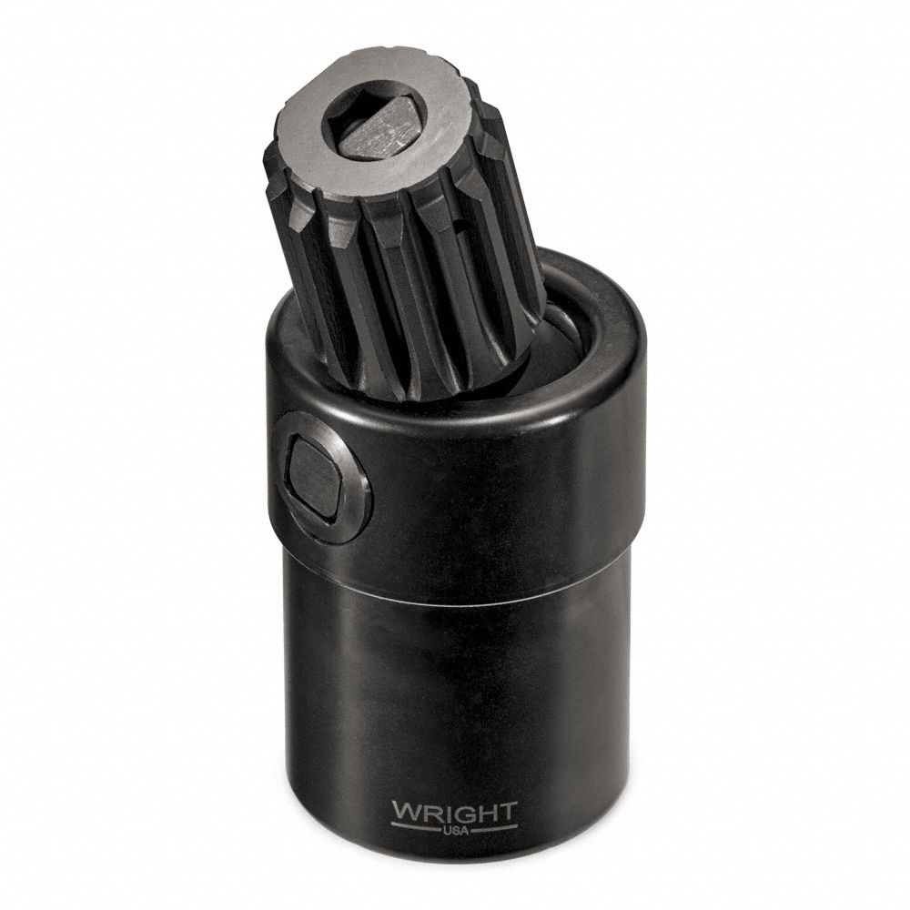 WRIGHT TOOL Spline Impact Universal Joint: Black Oxide, Square, 6 in Overall Lg, Locking Included (MPN 5800). Key specifications — attr1204914: Black Oxide; attr1204915: Locking Included; attr1204918: Square; attr1204937: WRIGHT TOOL.