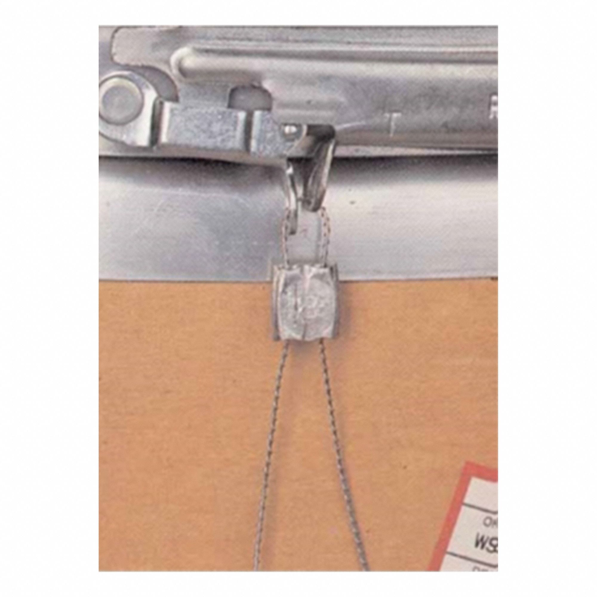 Wire Seal: Steel, 6 in Wire Lg, 1/64 mm Wire Dia, 1 PK