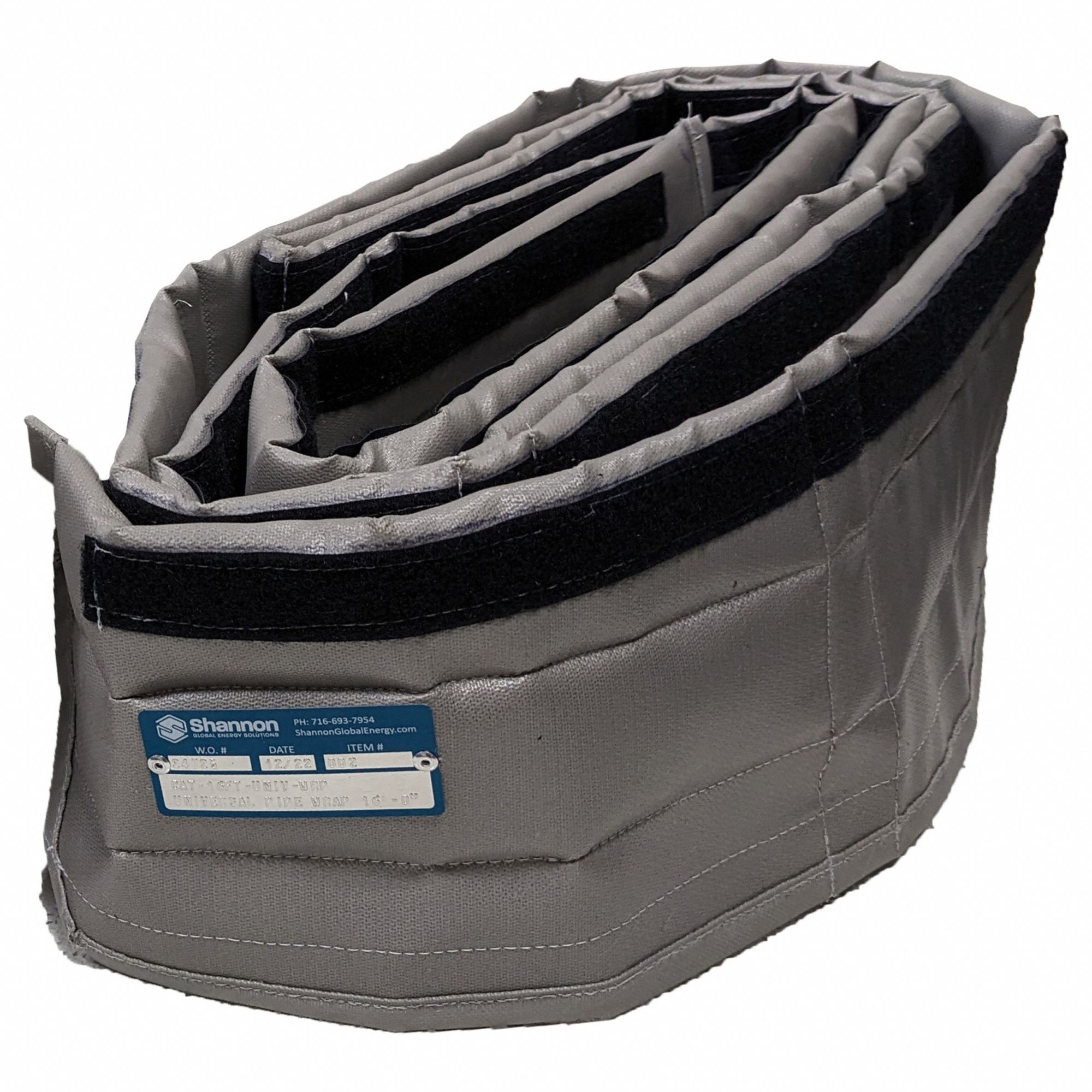 SHANNON INSULTECH, For 1 in to 16 ft Circumference, Fiberglass, Thermal