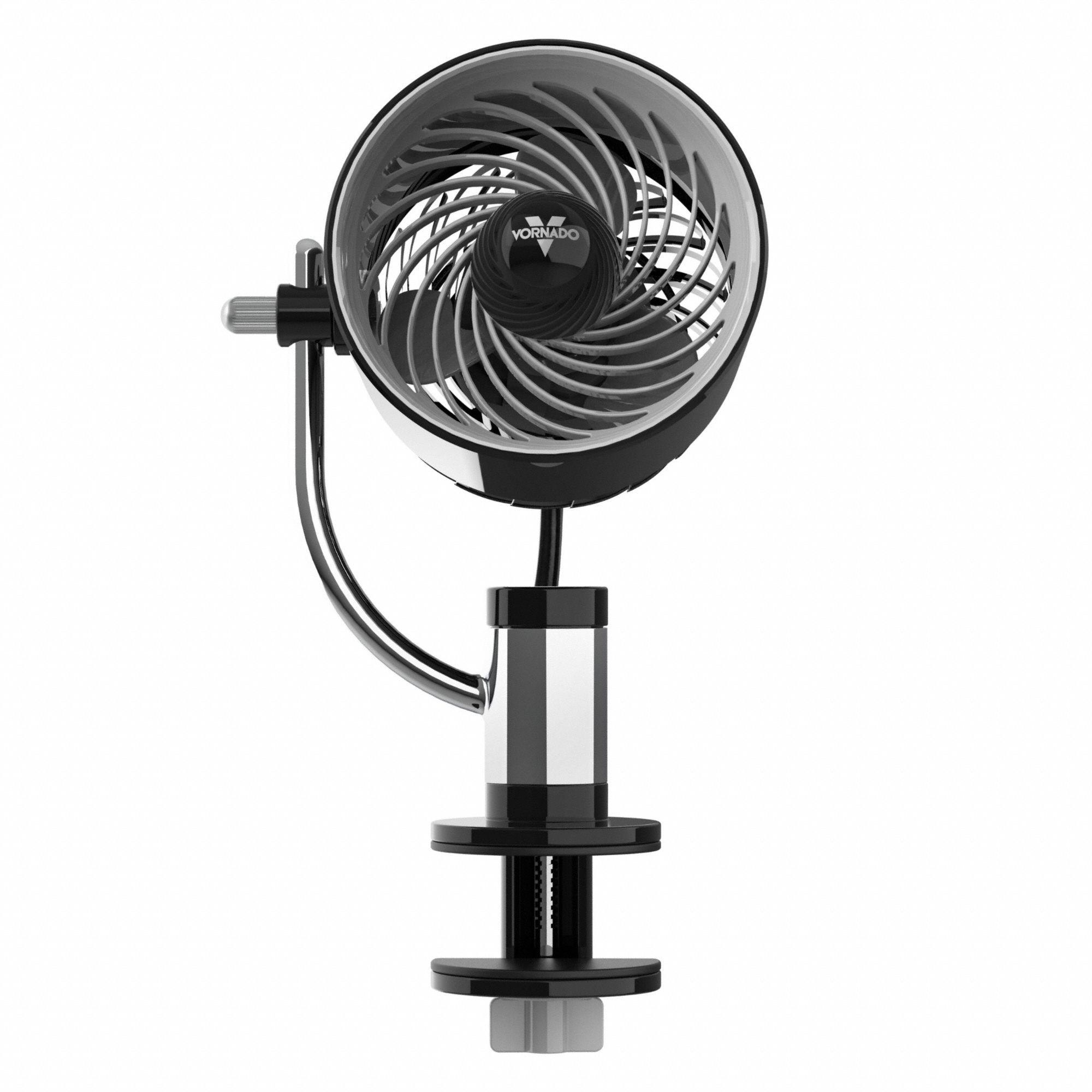 VORNADO Cooling Fan: 3 3/4 in Blade Dia, Non-Oscillating, Clip-On, 3 Speeds, Stationary, Open (MPN CR1-0387-06). Key specifications — Voltage: 120V AC; Oscillation: Non-Oscillating; Number of Speeds: 3; Power Source: Plug-In; Fan Housing Material: ABS; Brand: VORNADO.
