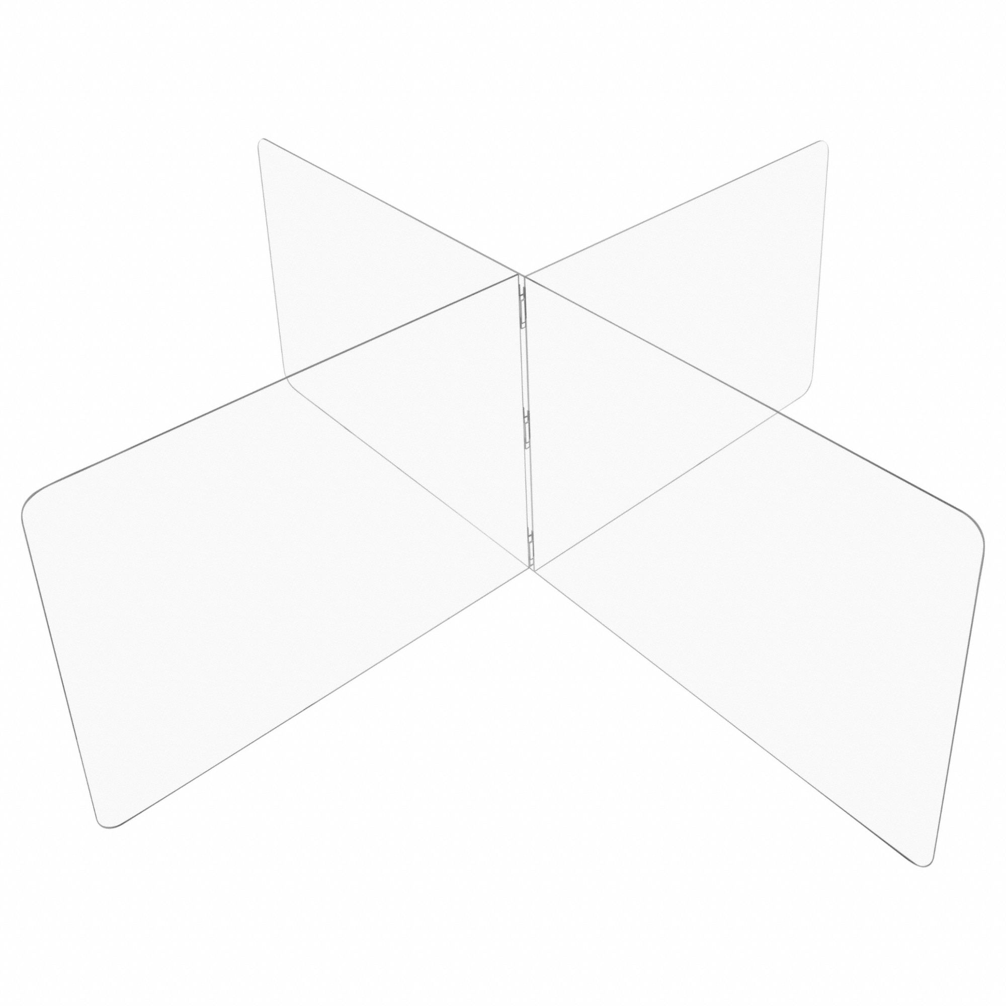 Clear Plastic Compartment Divider - 1/4"