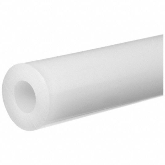 Silicone, 1/2 in ID, Ultra Soft Silicone Tubing - 797G97