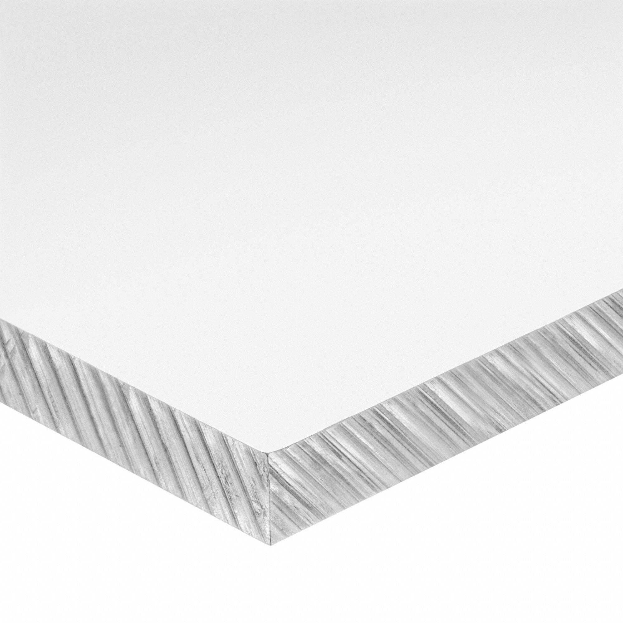 Polycarbonate Sheet: 0.125 in Thick, 12 in x 12 in, Colorless, Clear, 9, 500 psi Tensile Strength