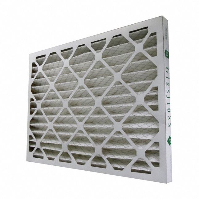 Pleated Panel Filter: Pleated, MERV 8, 20% Filter Efficiency